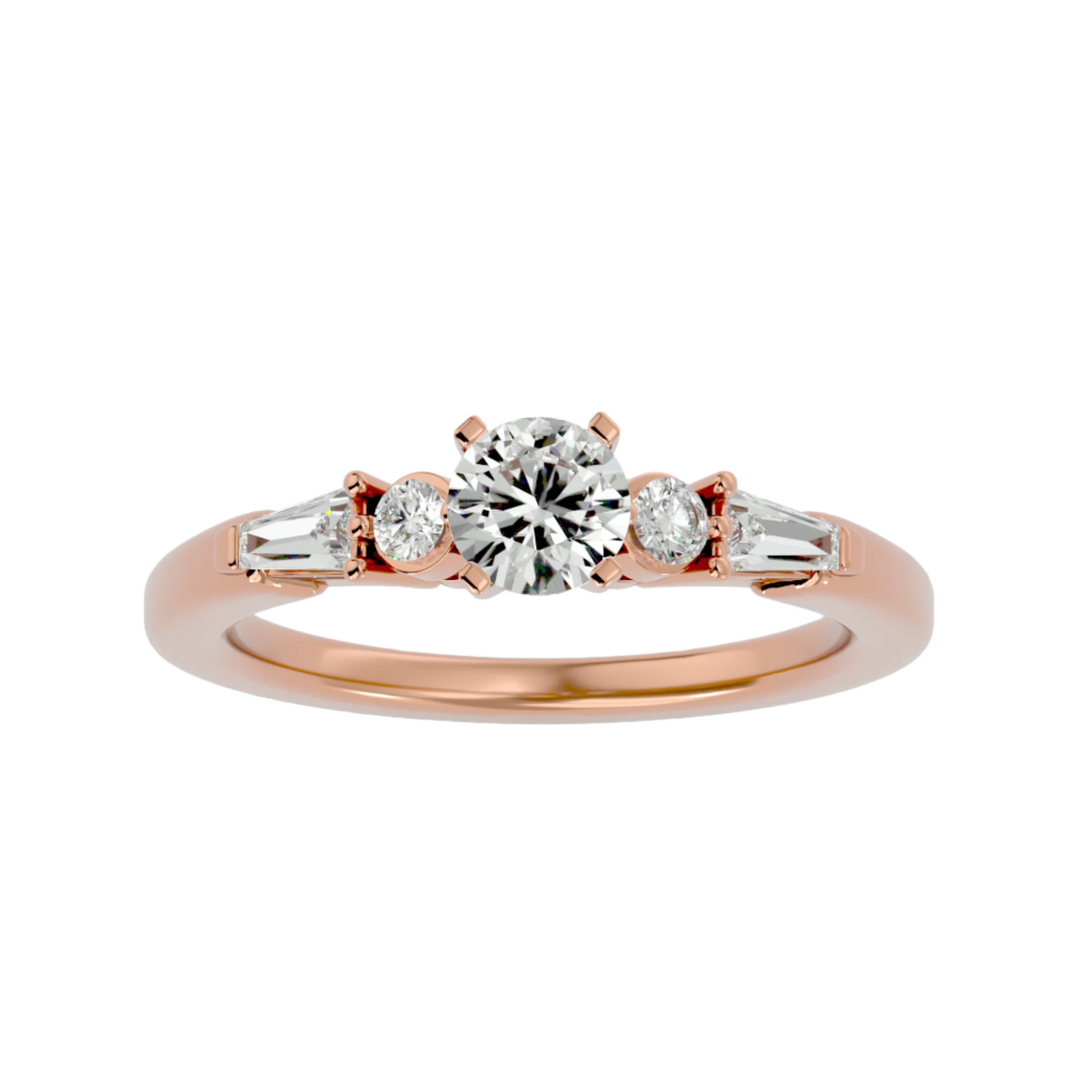 Josephine Diamond Solitaire Ladies Ring