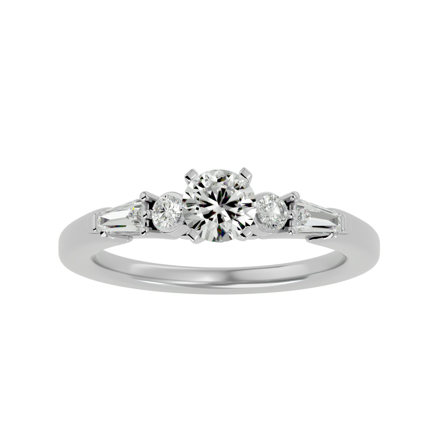 Josephine Diamond Solitaire Ladies Ring