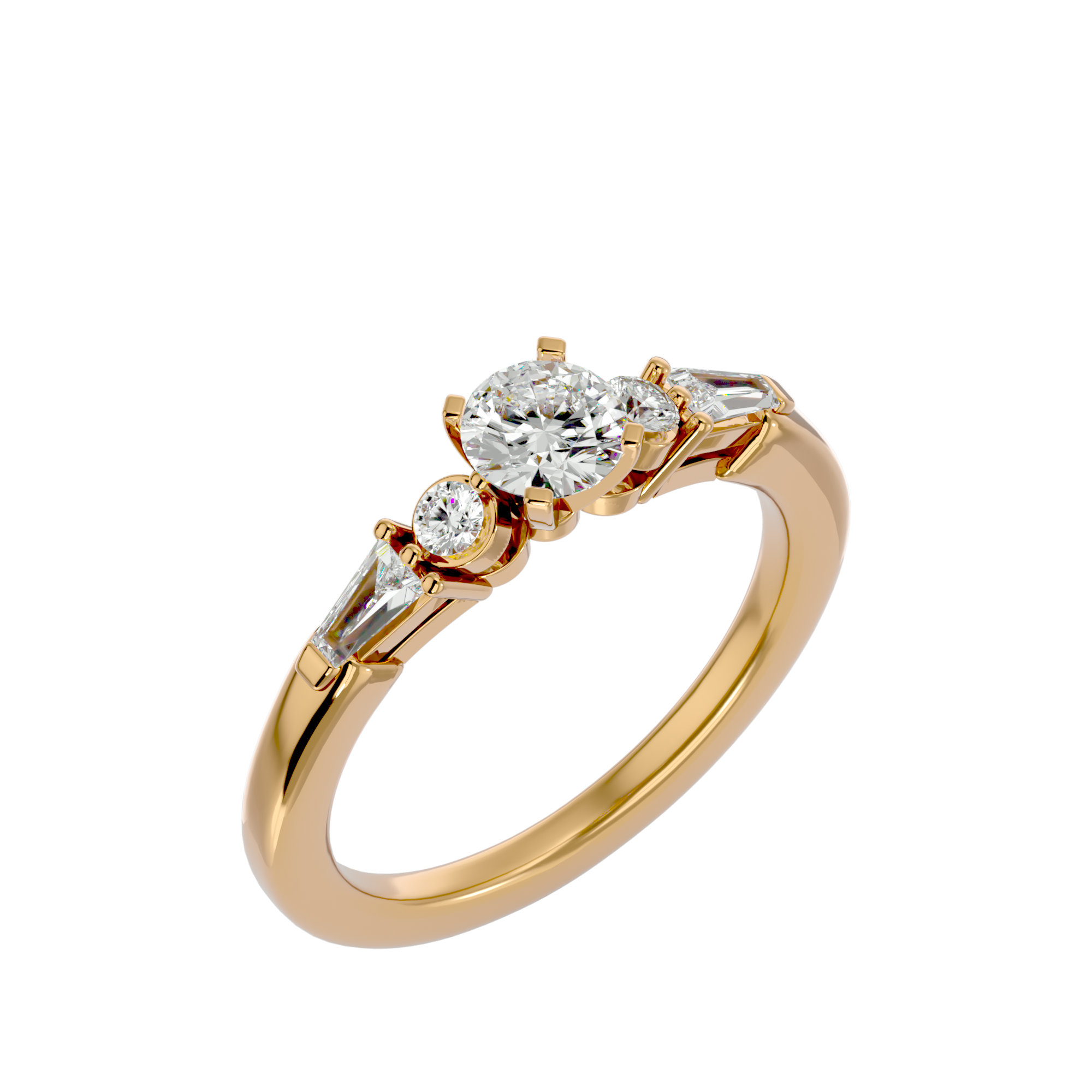 Josephine Diamond Solitaire Ladies Ring