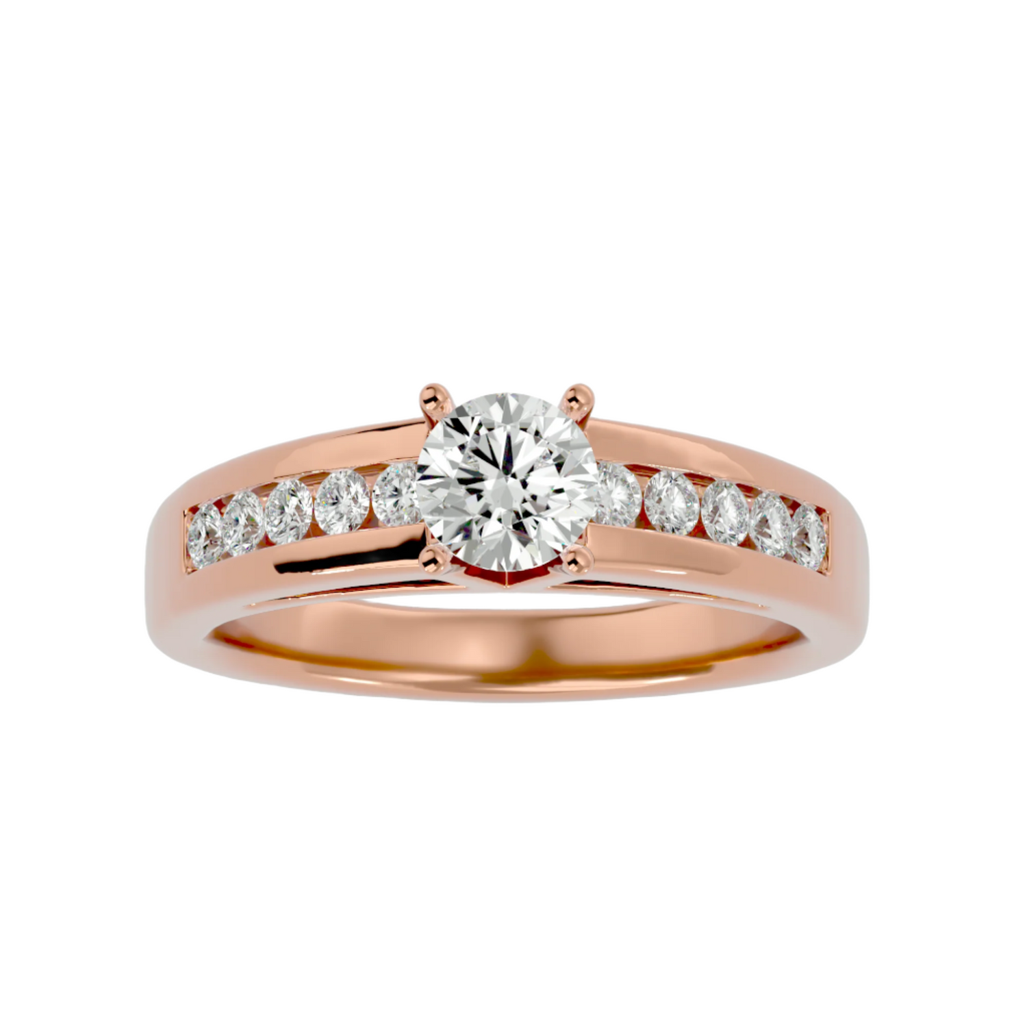 Jacqueline Diamond Solitaire Ladies Ring