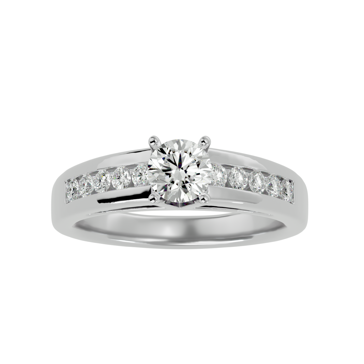 Jacqueline Diamond Solitaire Ladies Ring