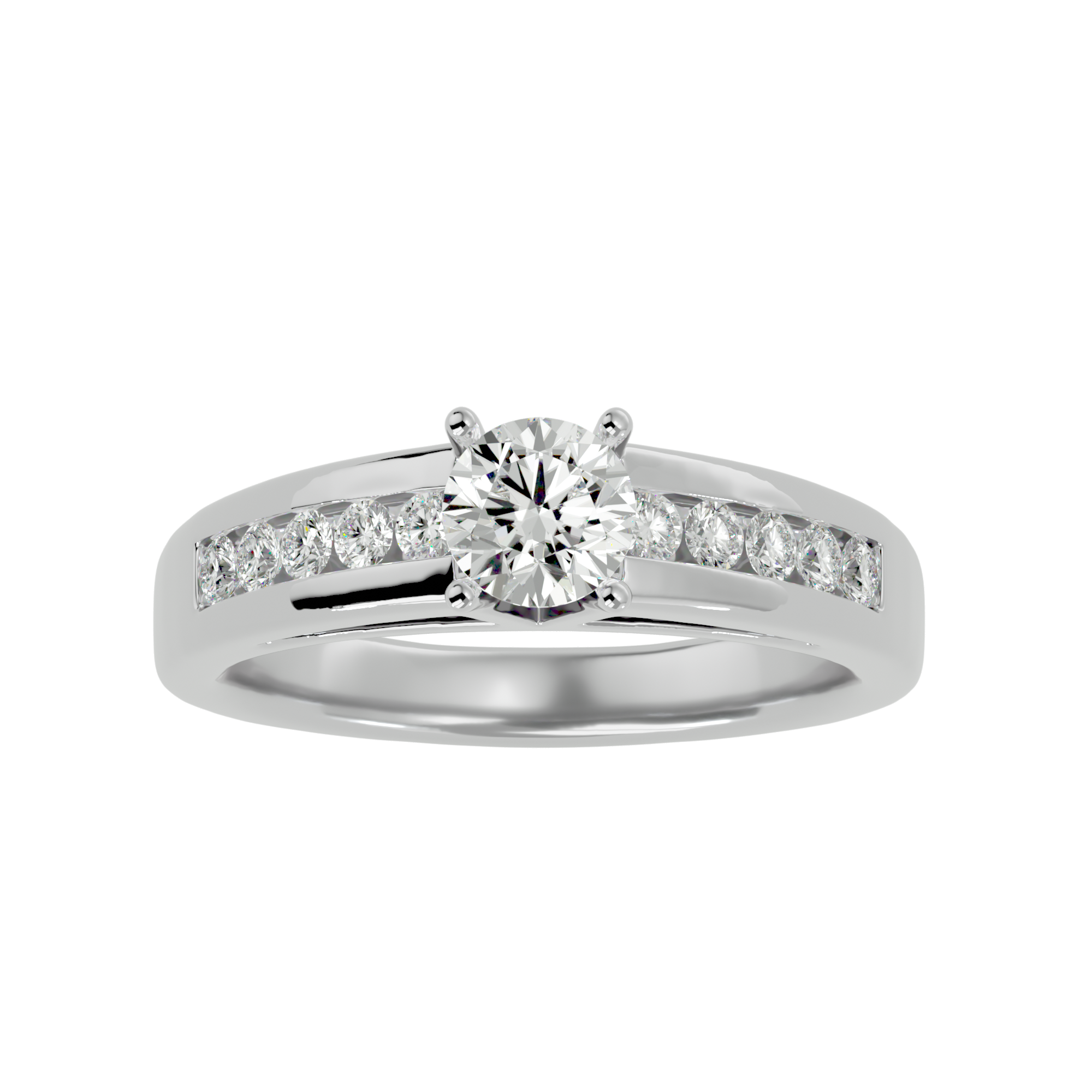 Jacqueline Diamond Solitaire Ladies Ring