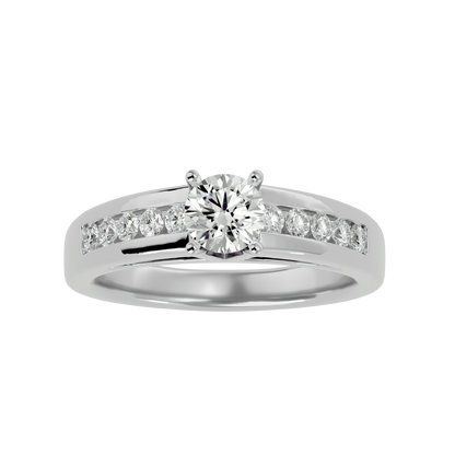 Jacqueline Diamond Solitaire Ladies Ring