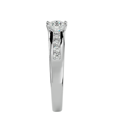 Jacqueline Diamond Solitaire Ladies Ring