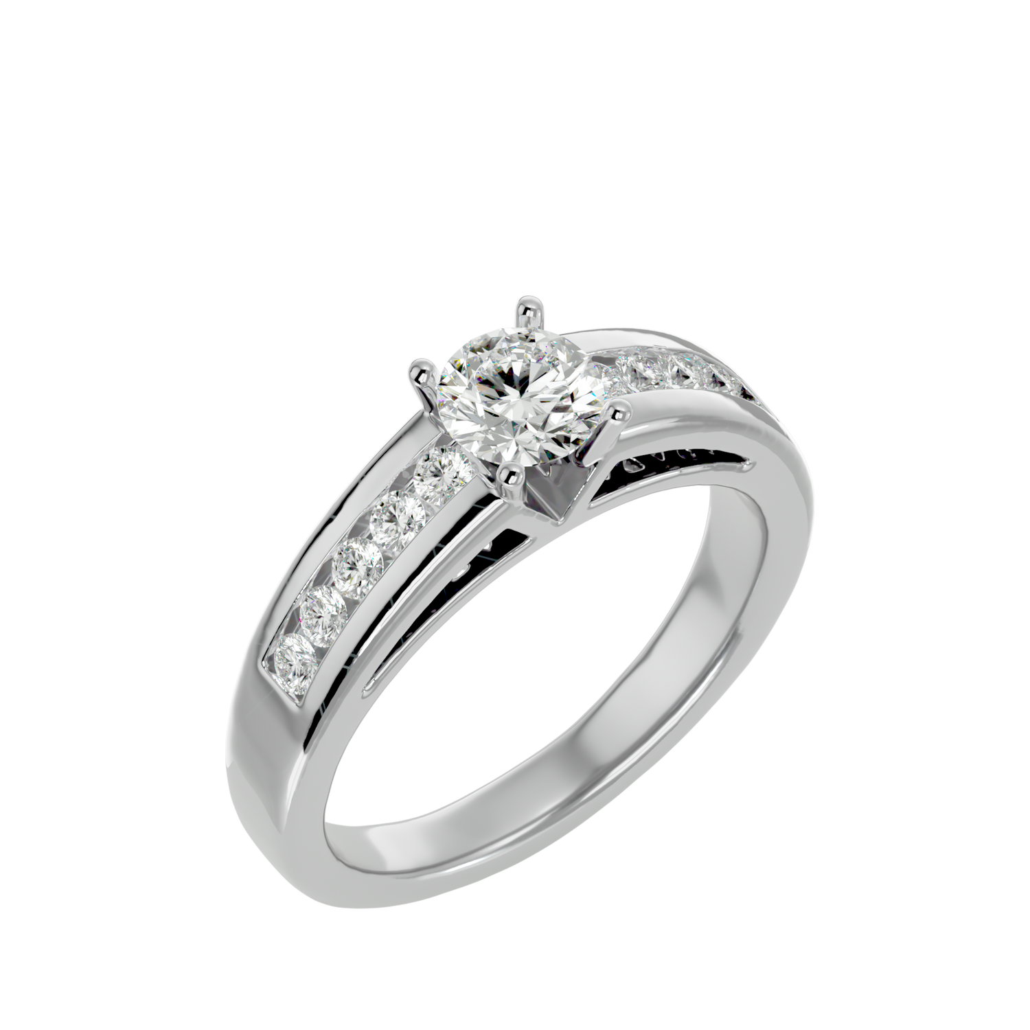 Jacqueline Diamond Solitaire Ladies Ring