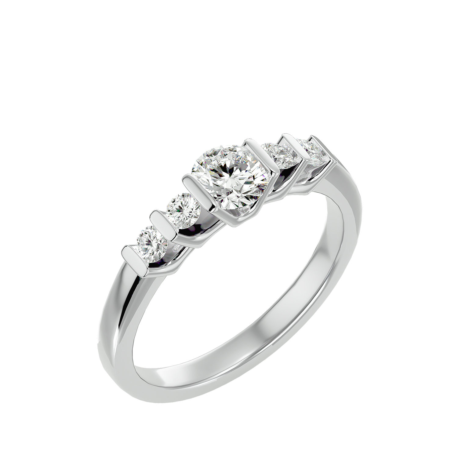 Isabella Diamond Solitaire Ladies Ring