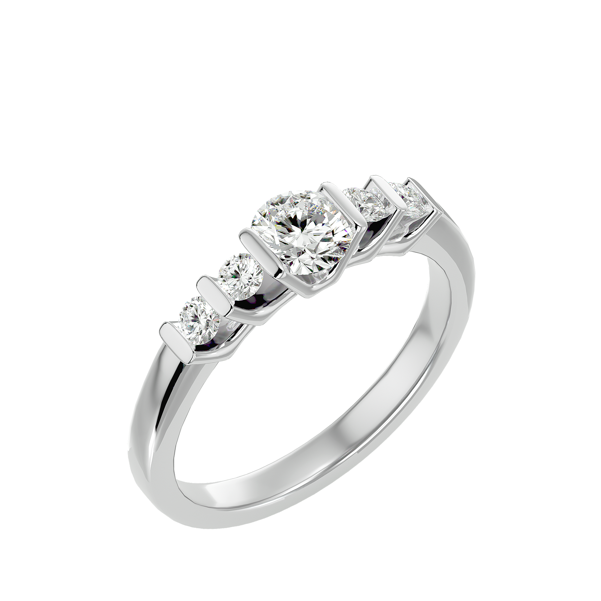 Isabella Diamond Solitaire Ladies Ring