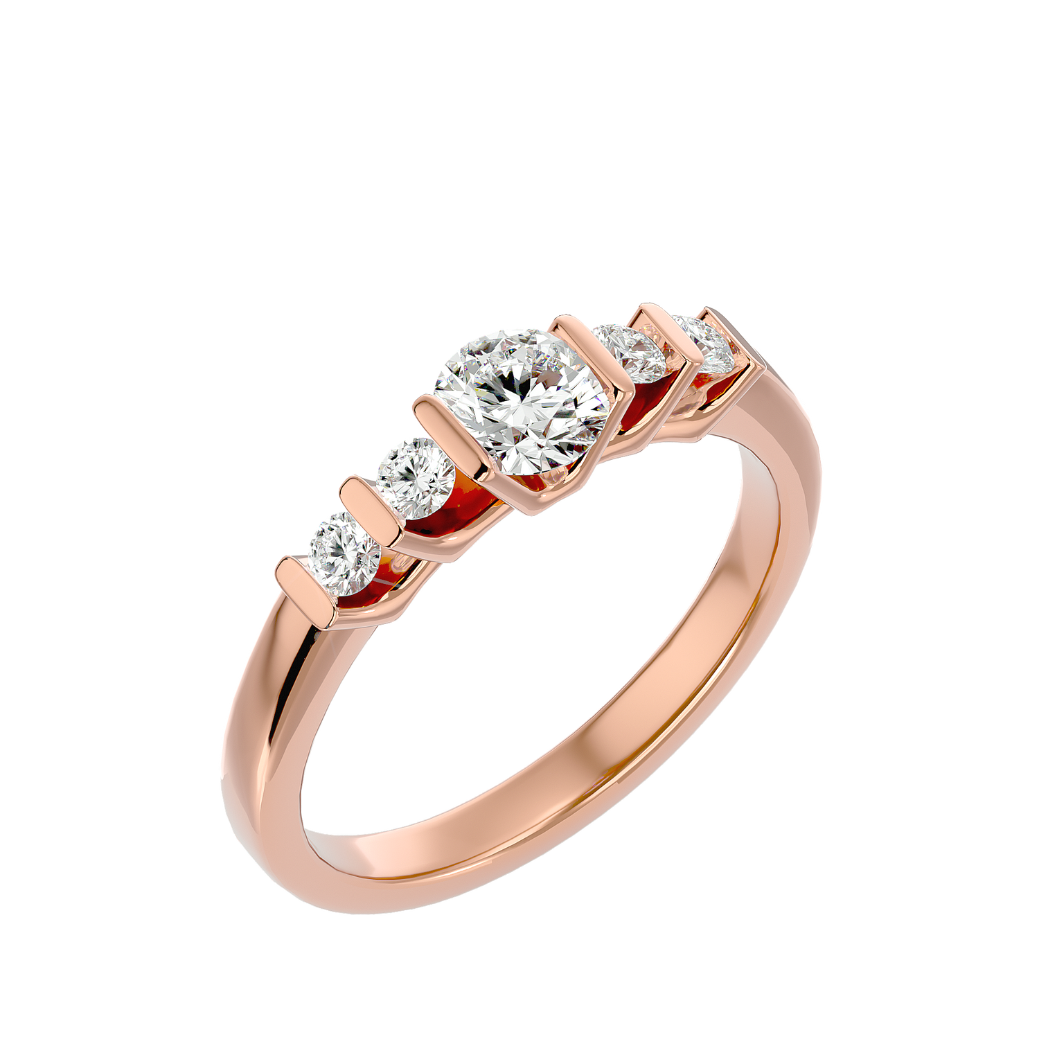 Isabella Diamond Solitaire Ladies Ring