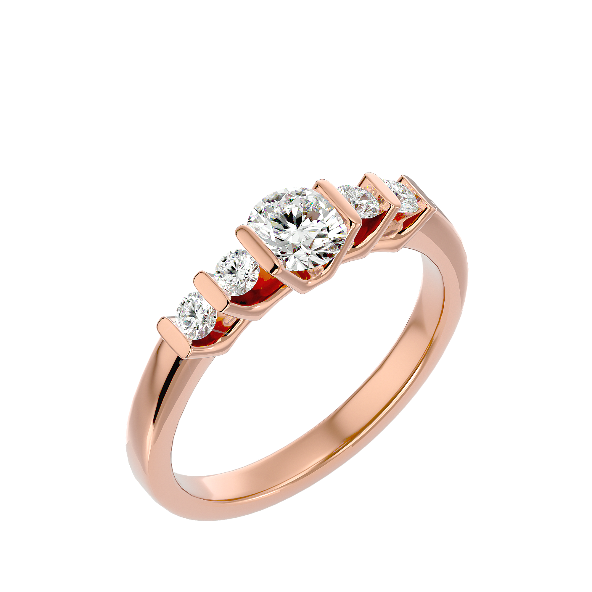 Isabella Diamond Solitaire Ladies Ring