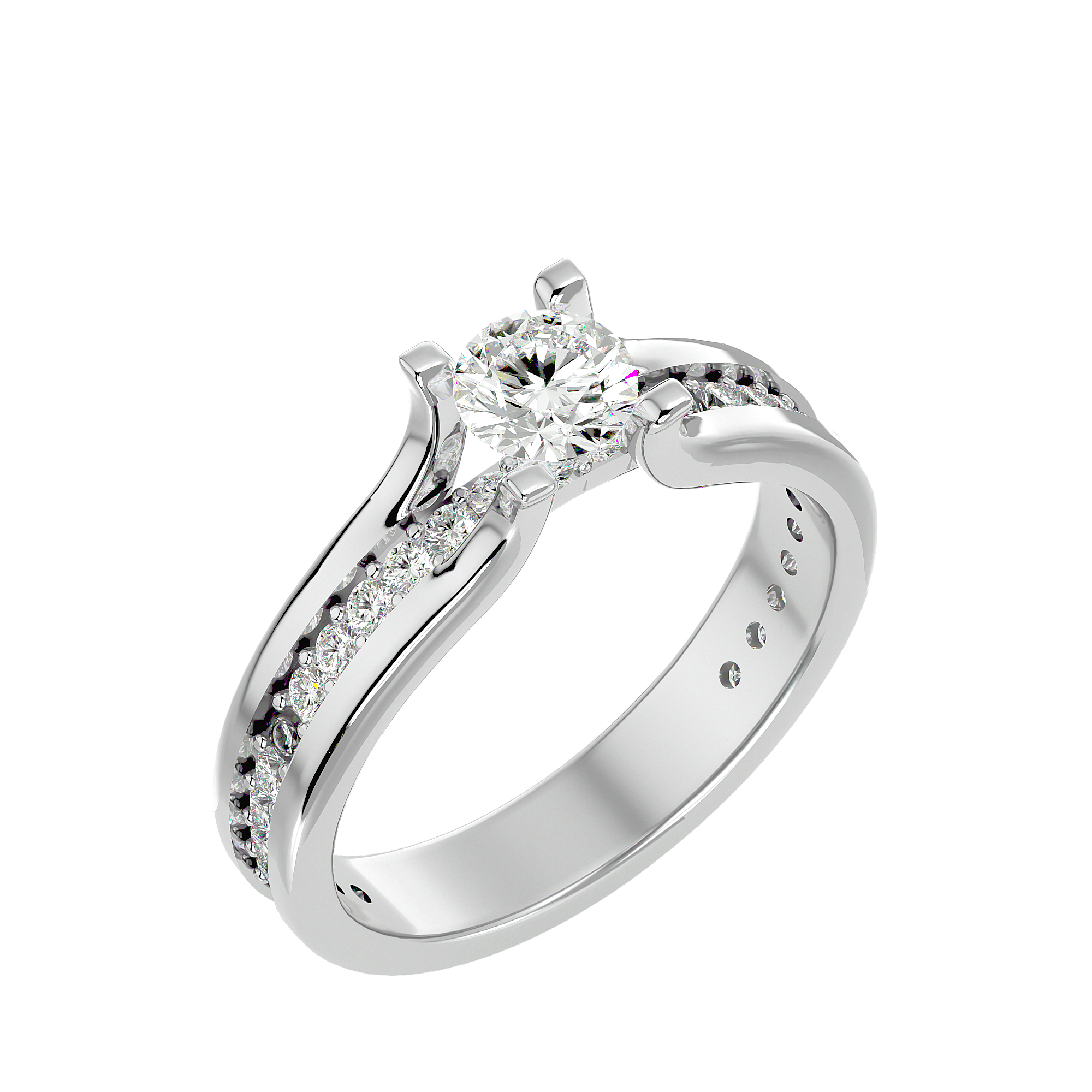 Imogen Diamond Solitaire Ladies Ring