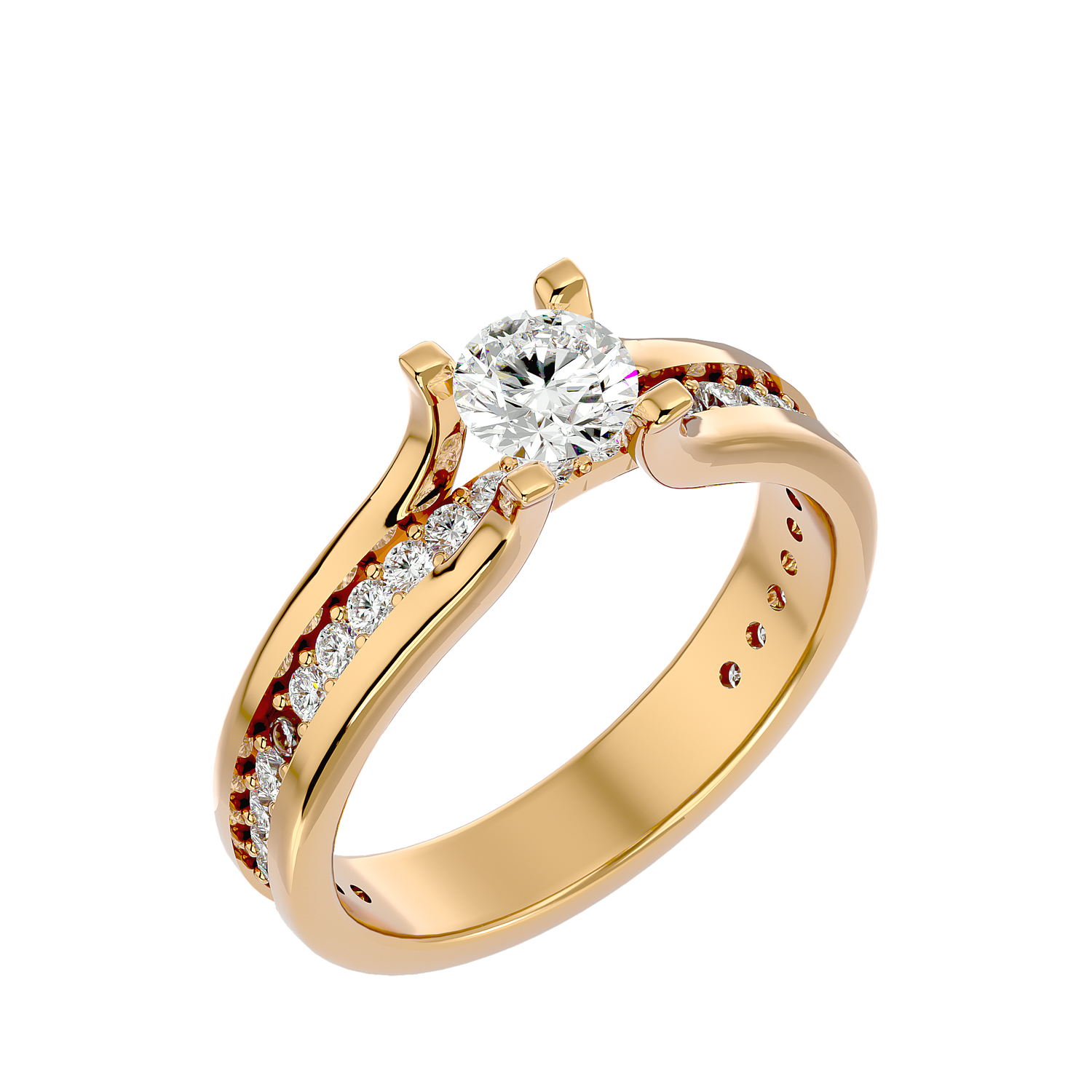 Imogen Diamond Solitaire Ladies Ring