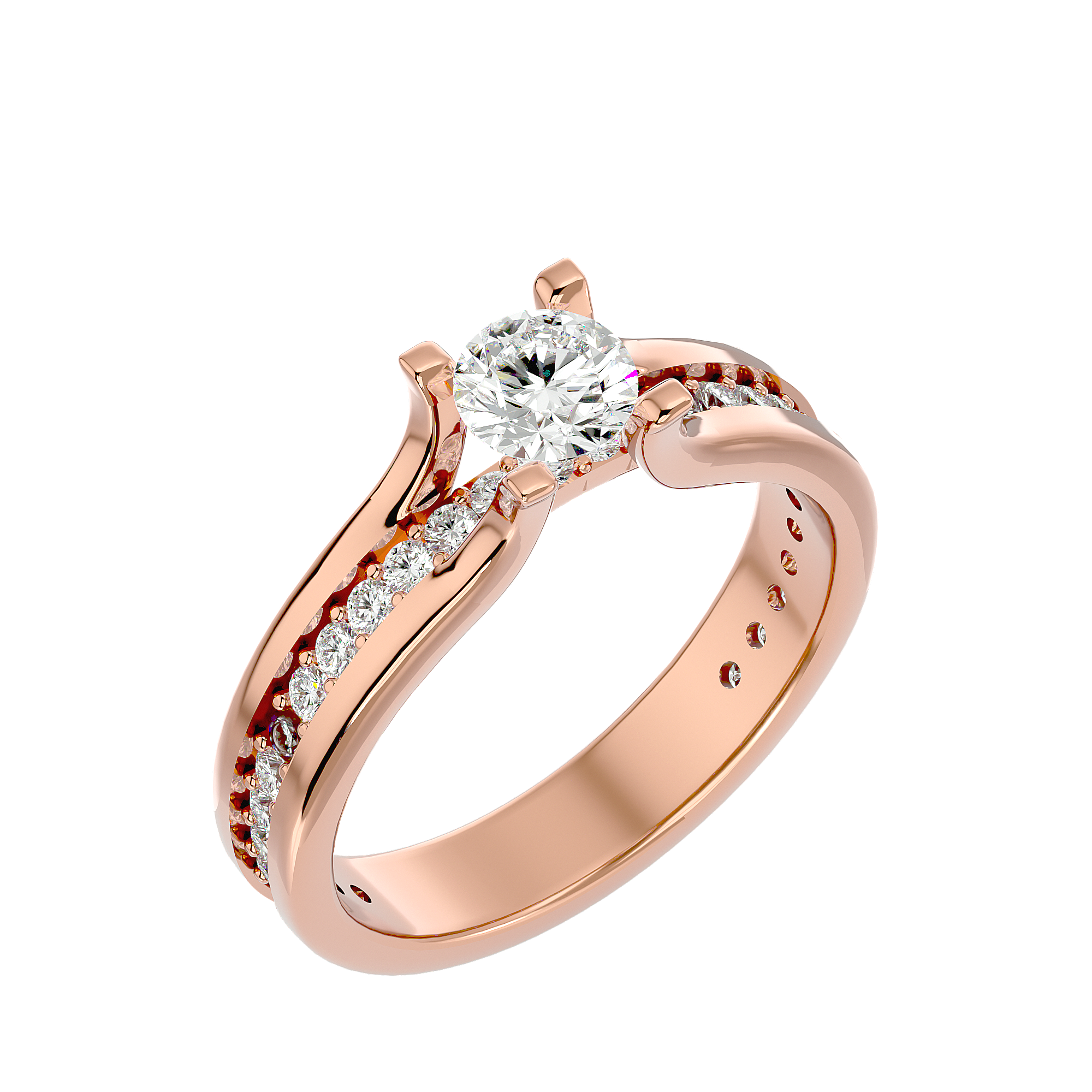 Imogen Diamond Solitaire Ladies Ring