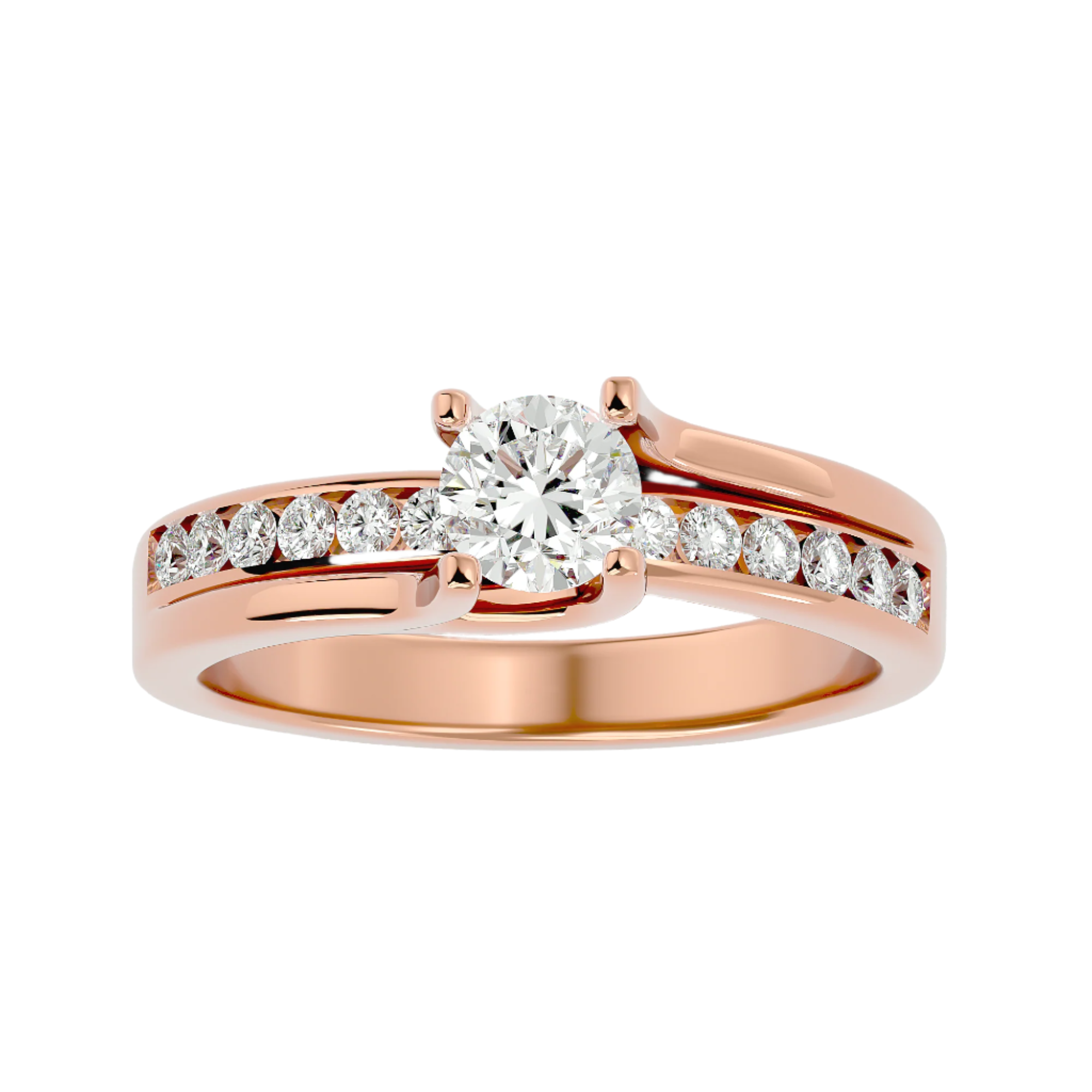 Lorelei Diamond Solitaire Ladies Ring