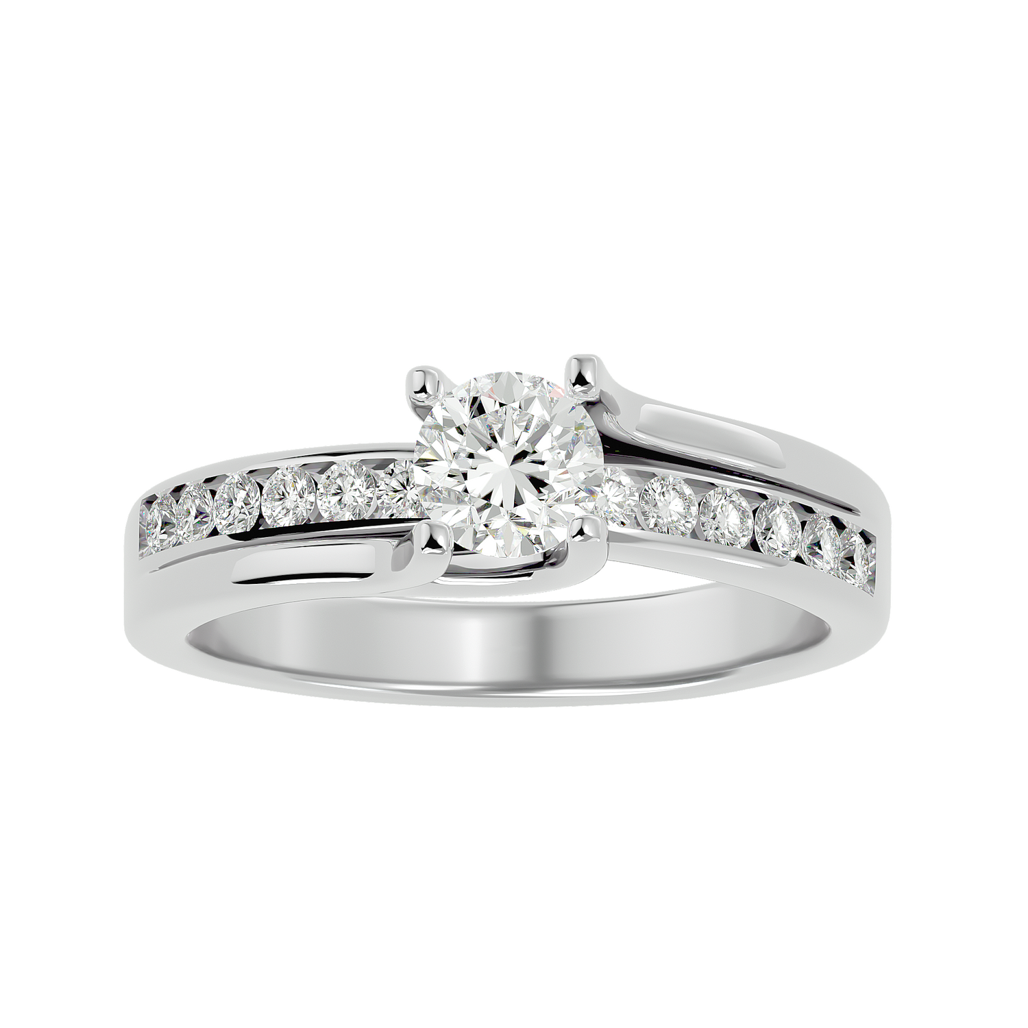 Lorelei Diamond Solitaire Ladies Ring