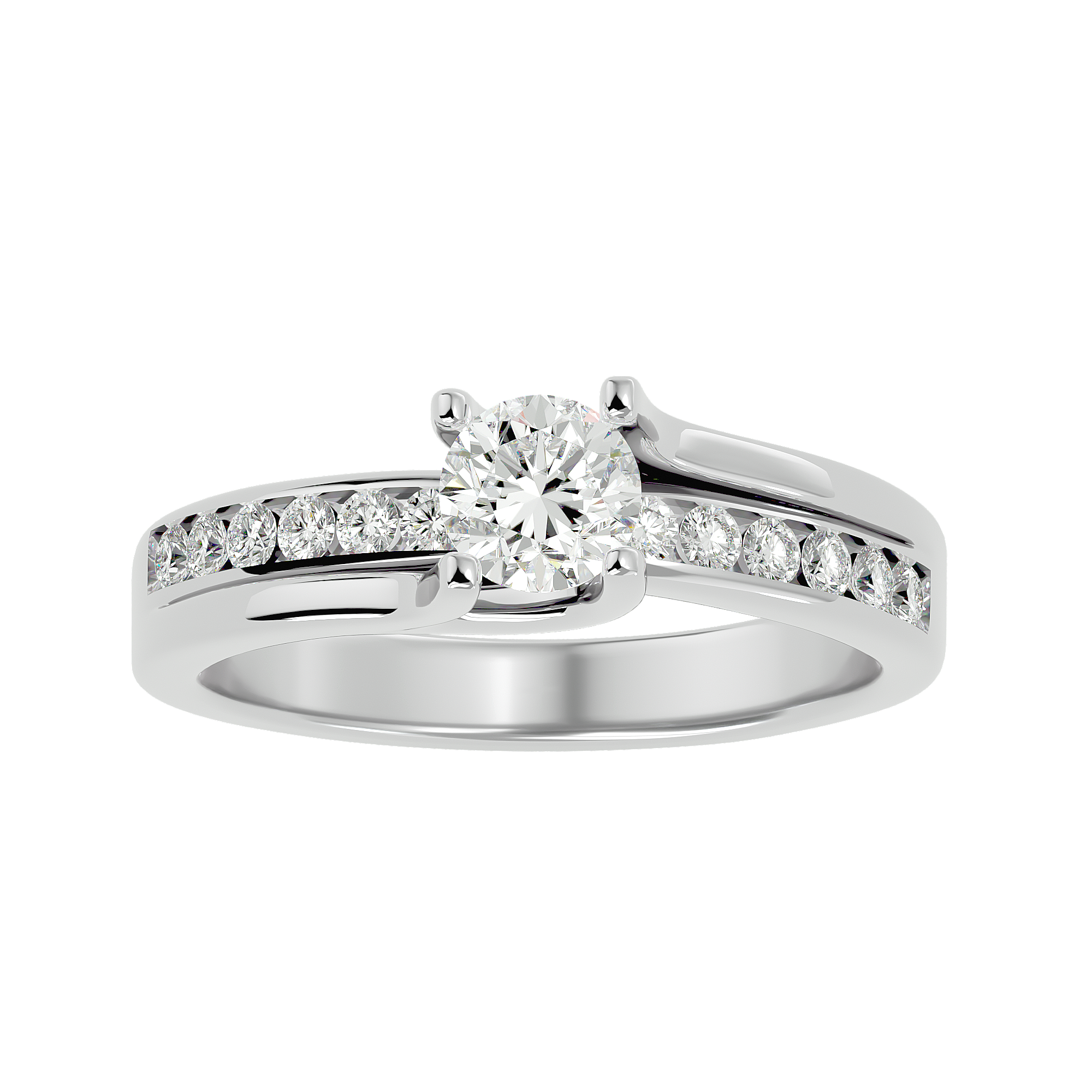 Lorelei Diamond Solitaire Ladies Ring