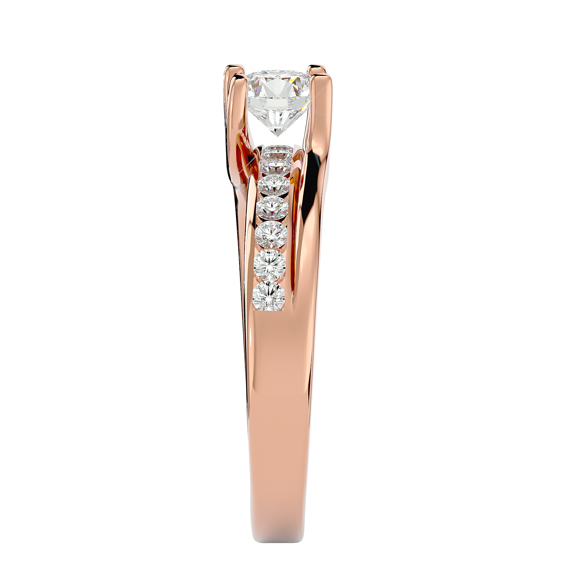 Lorelei Diamond Solitaire Ladies Ring