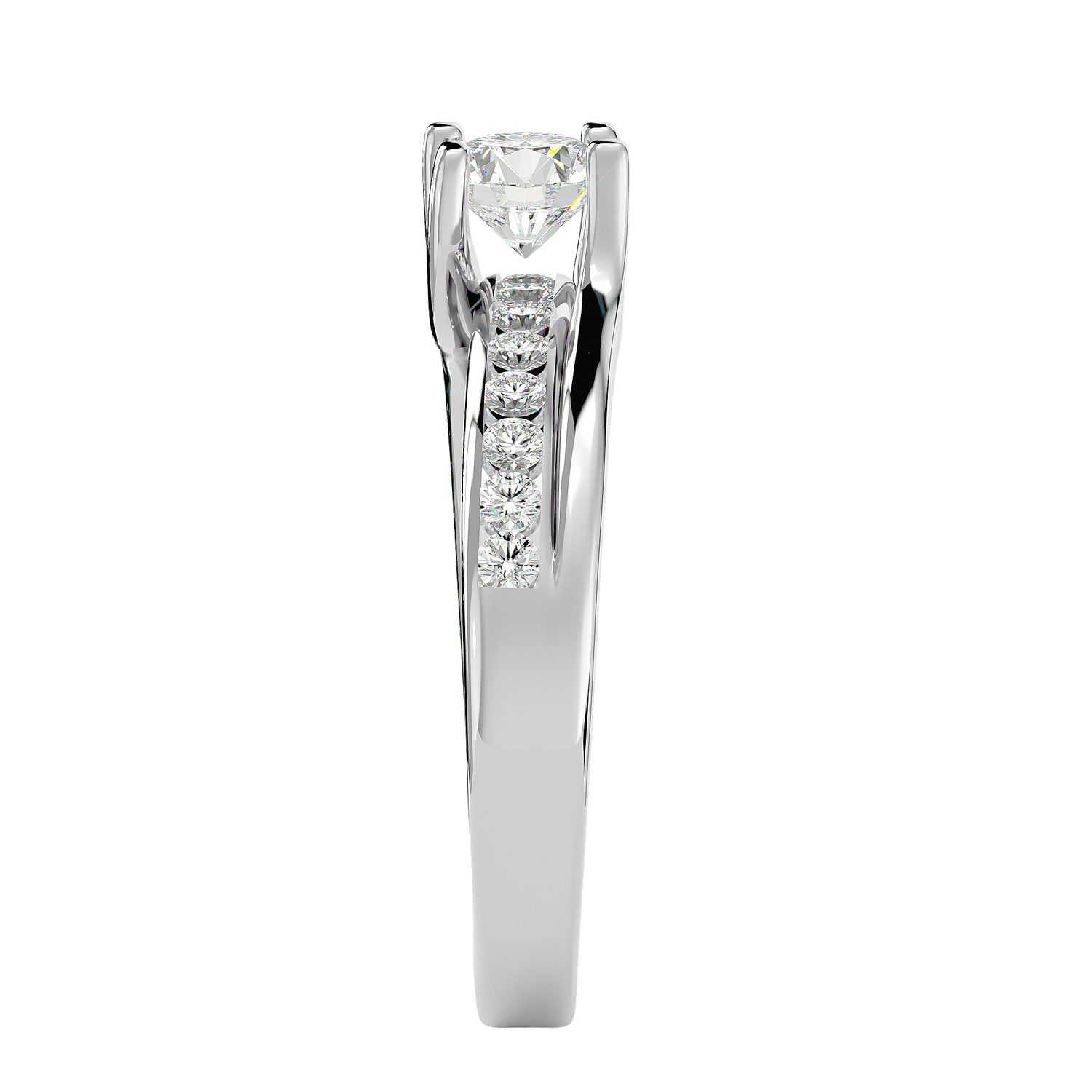 Lorelei Diamond Solitaire Ladies Ring