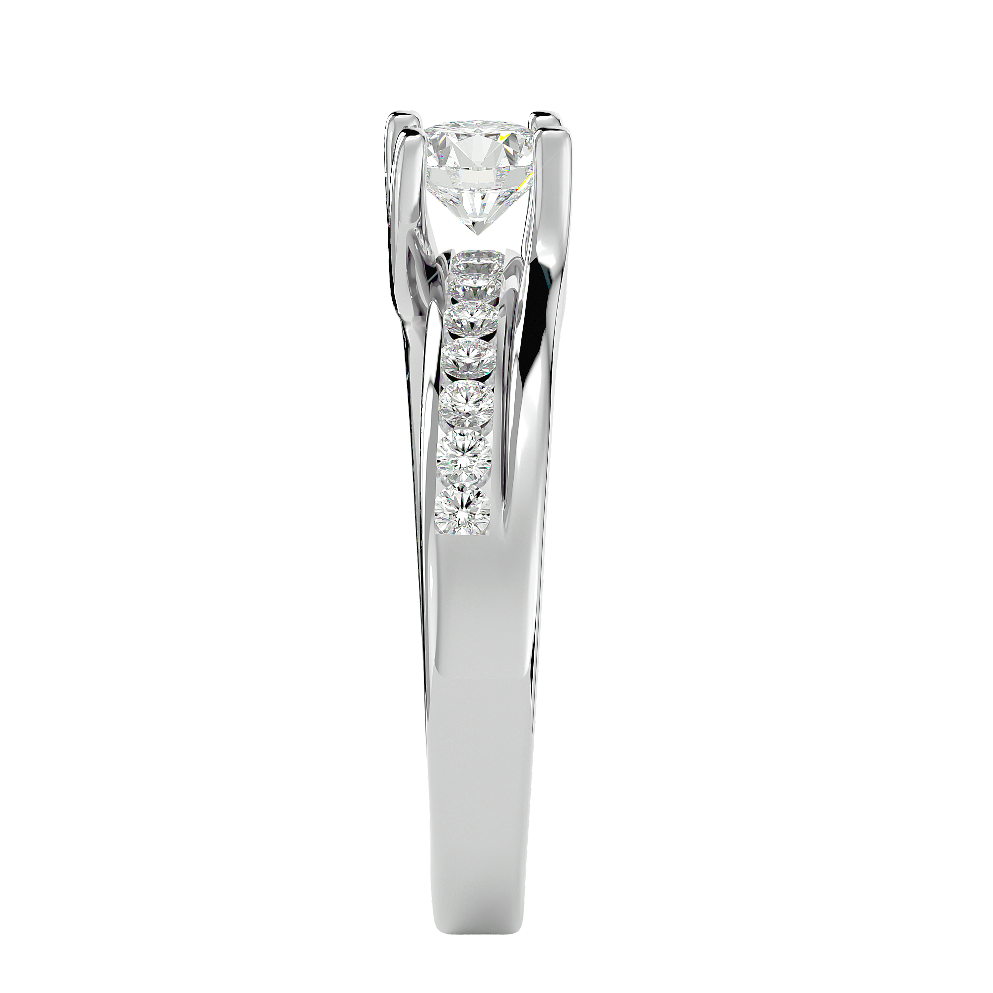 Lorelei Diamond Solitaire Ladies Ring