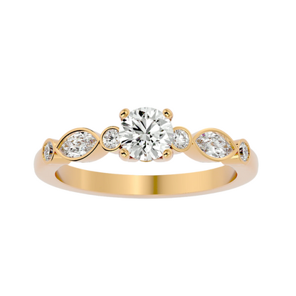 Madelina Diamond Solitaire Ladies Ring