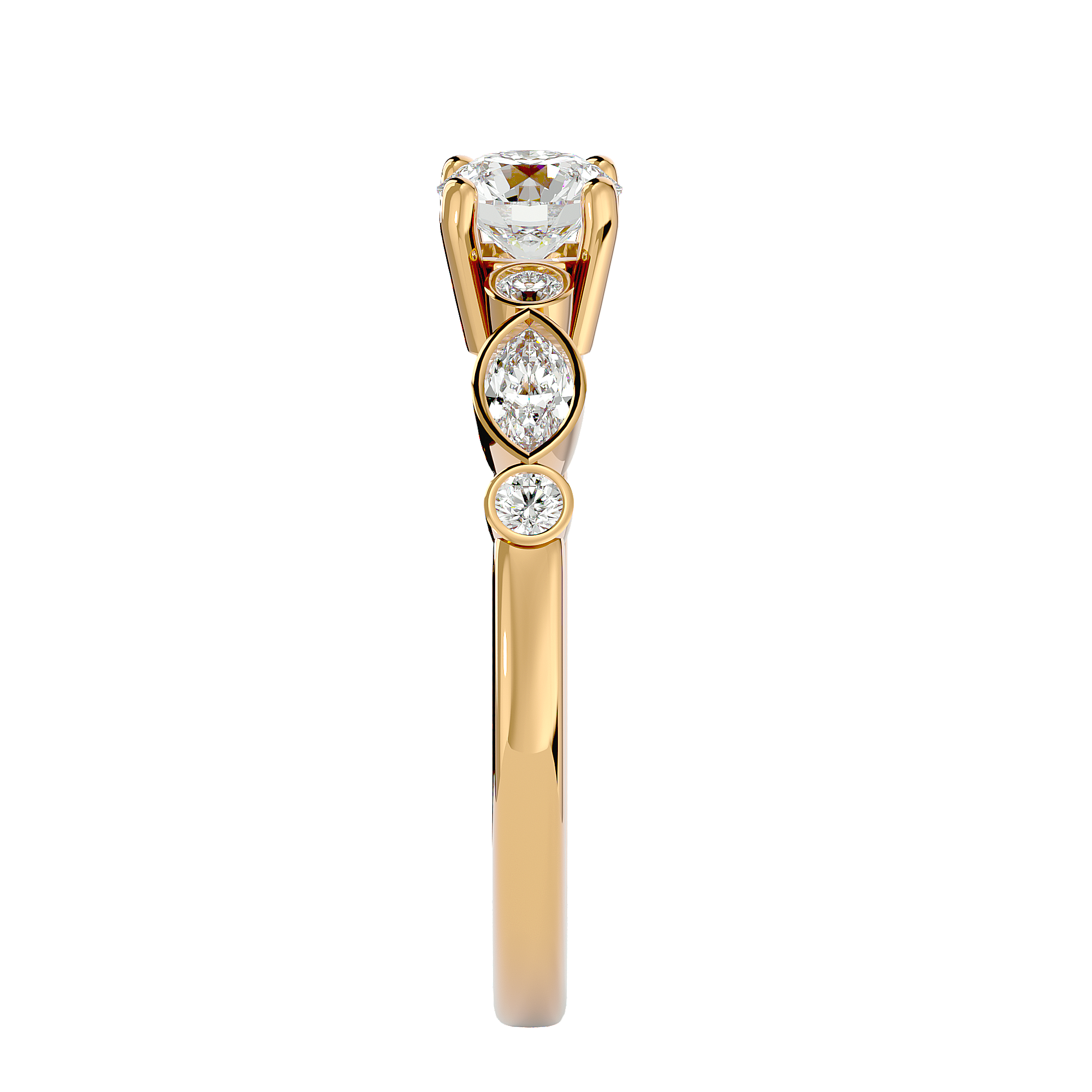 Madelina Diamond Solitaire Ladies Ring