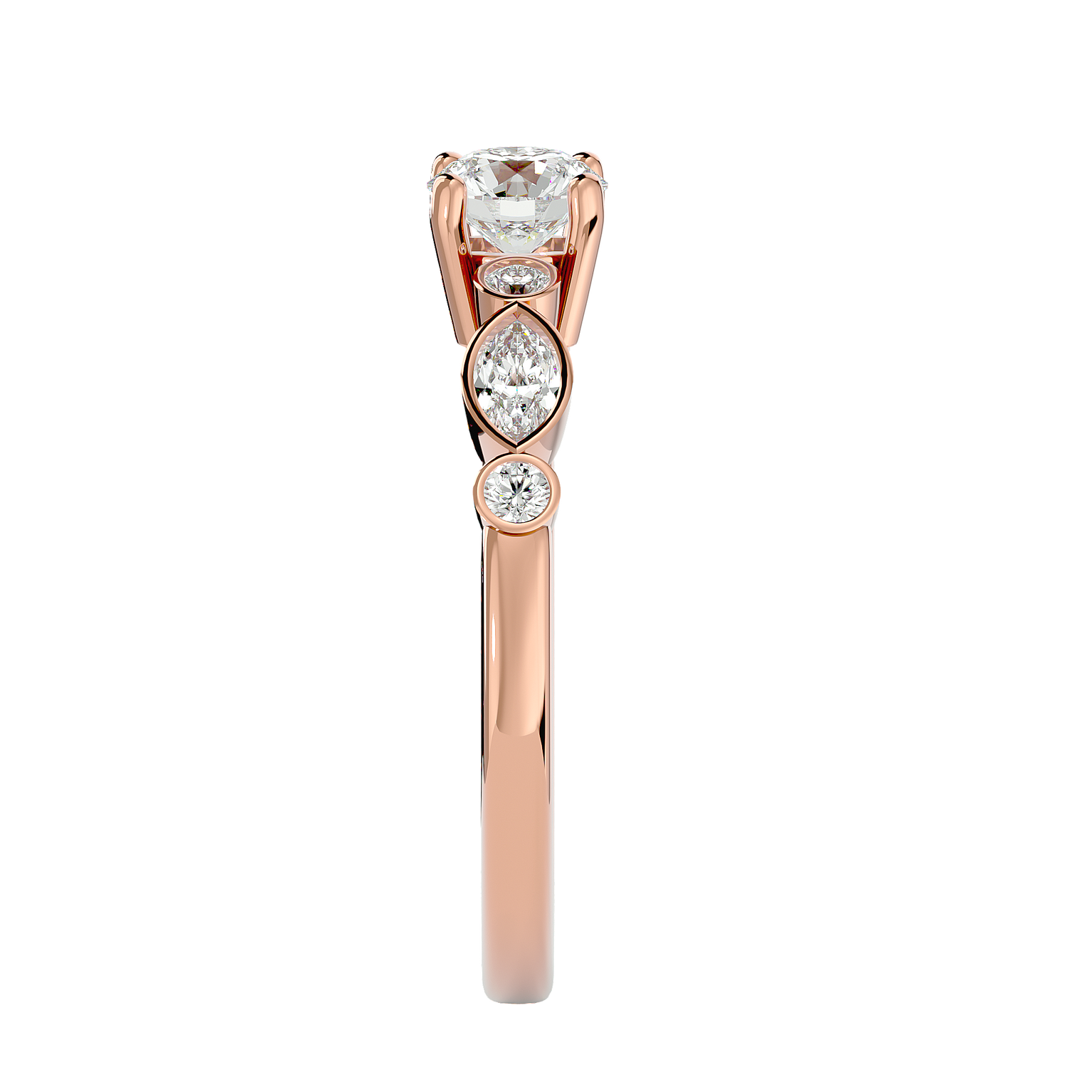 Madelina Diamond Solitaire Ladies Ring