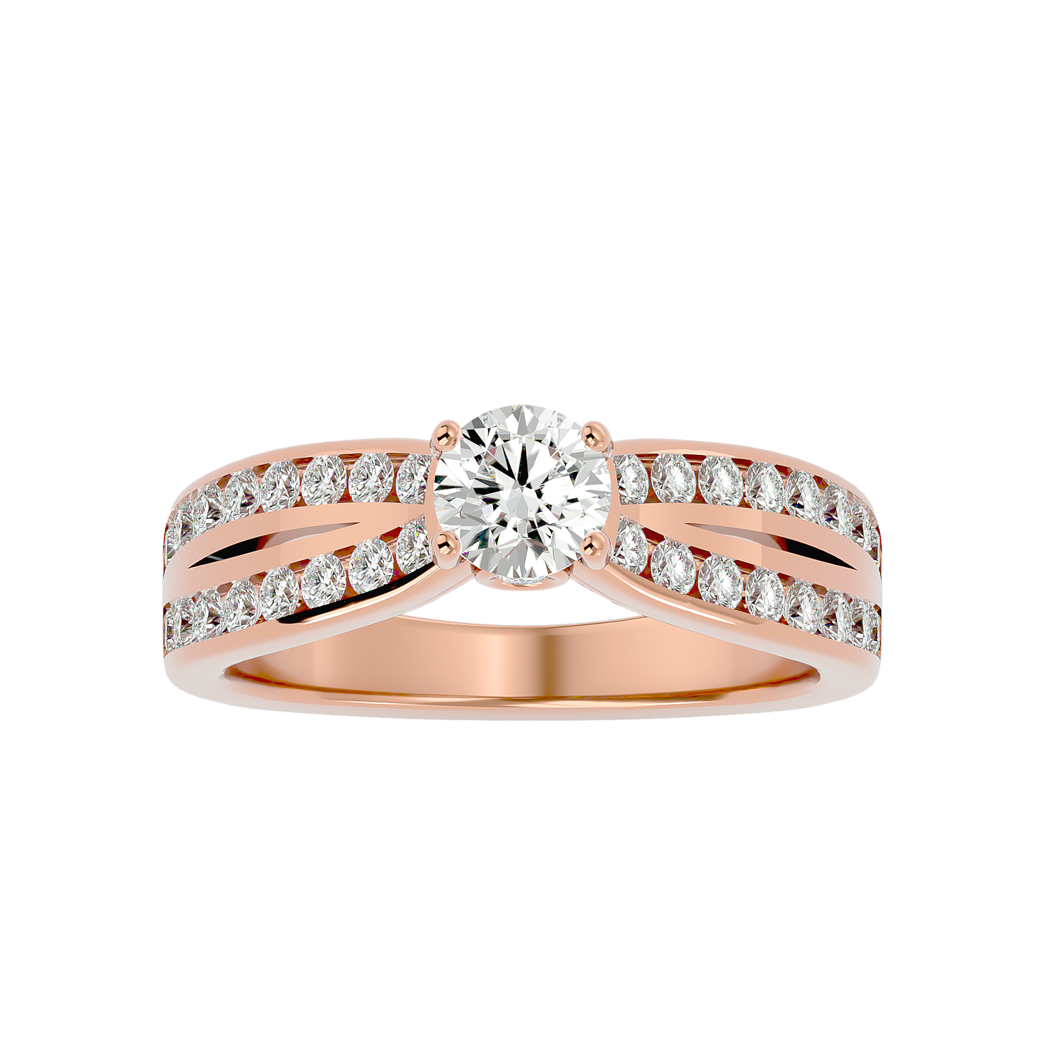 Marielle Diamond Solitaire Ladies Ring