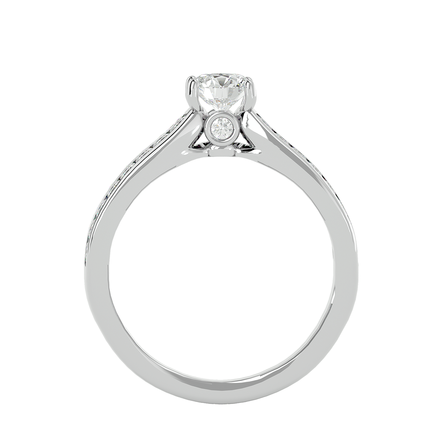 Marielle Diamond Solitaire Ladies Ring