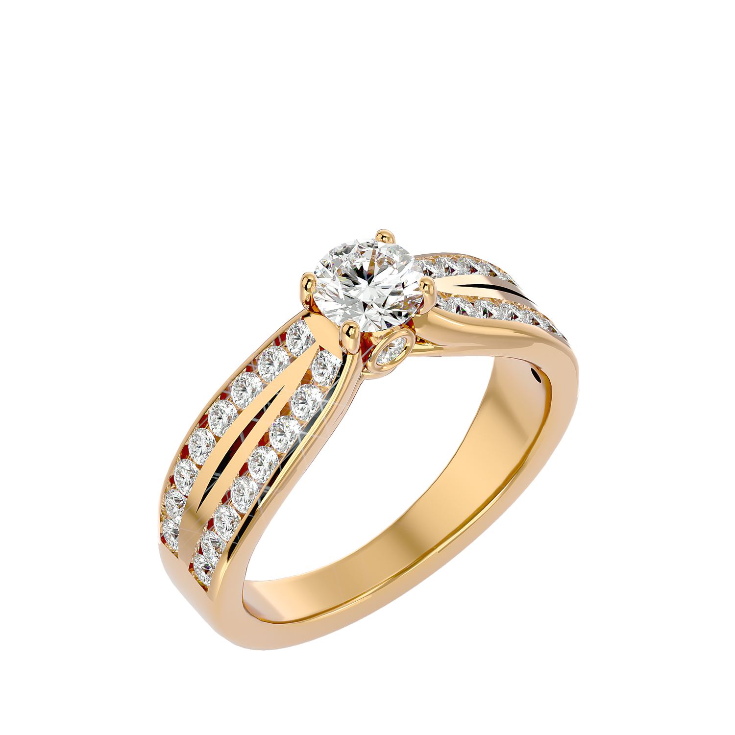 Marielle Diamond Solitaire Ladies Ring