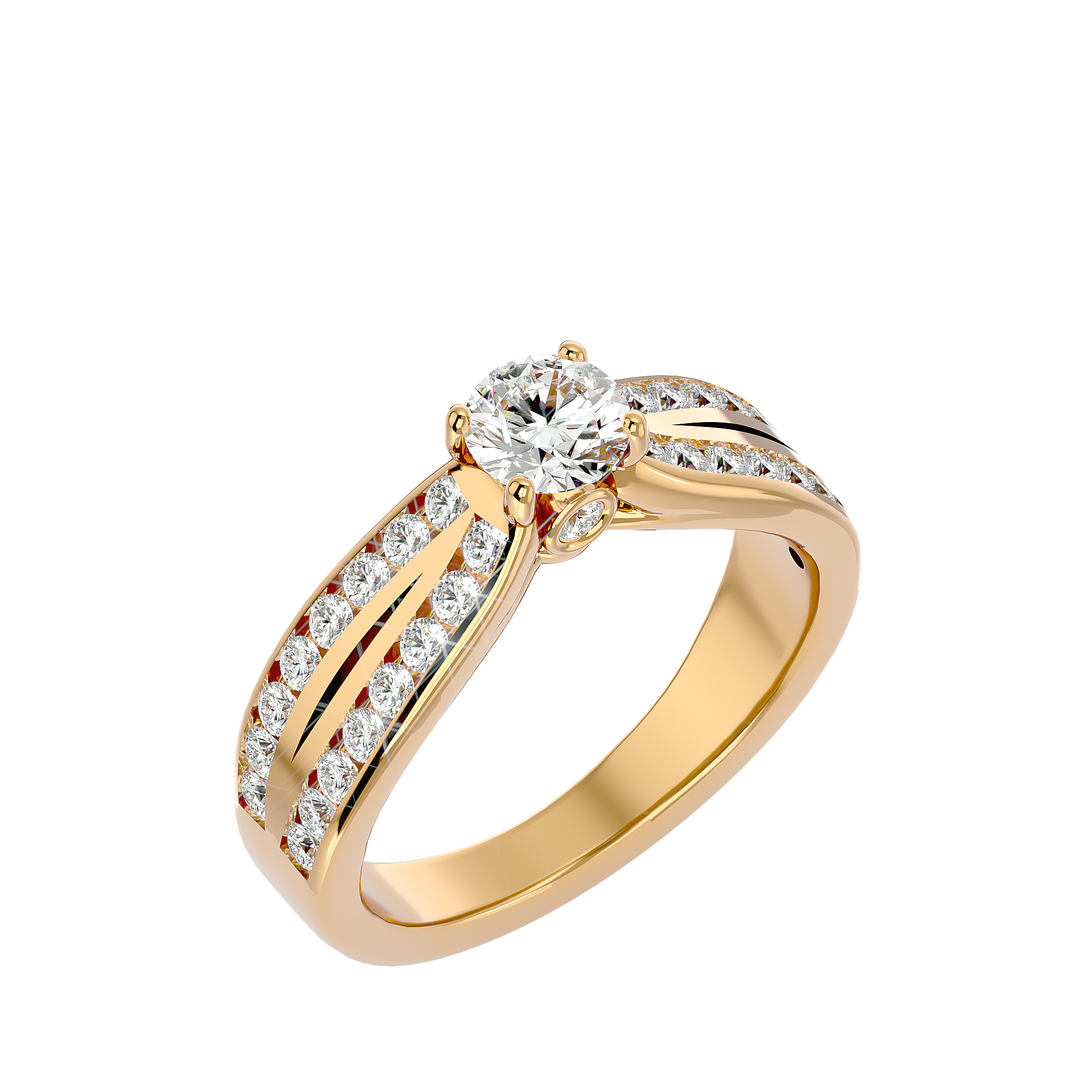 Marielle Diamond Solitaire Ladies Ring