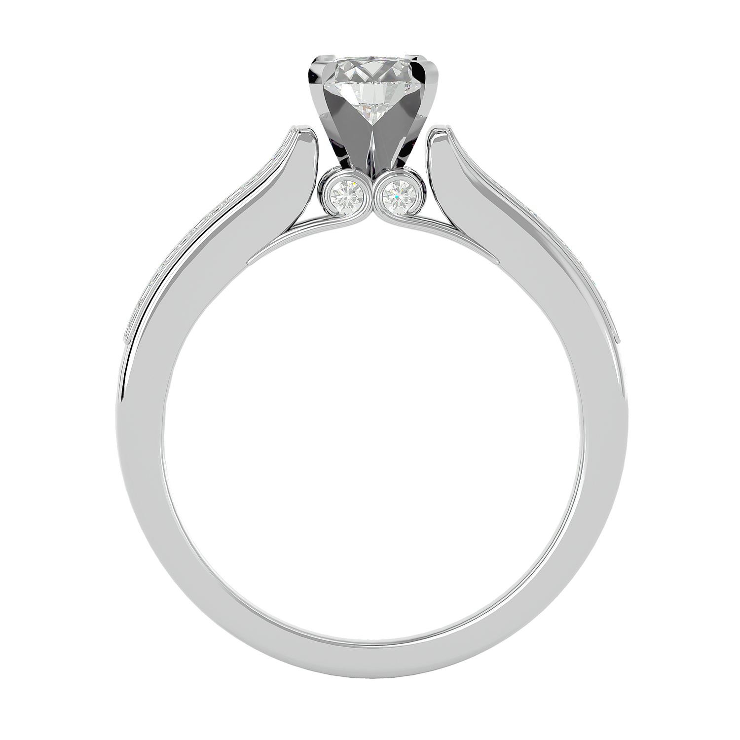 Morganna Diamond Solitaire Ladies Ring