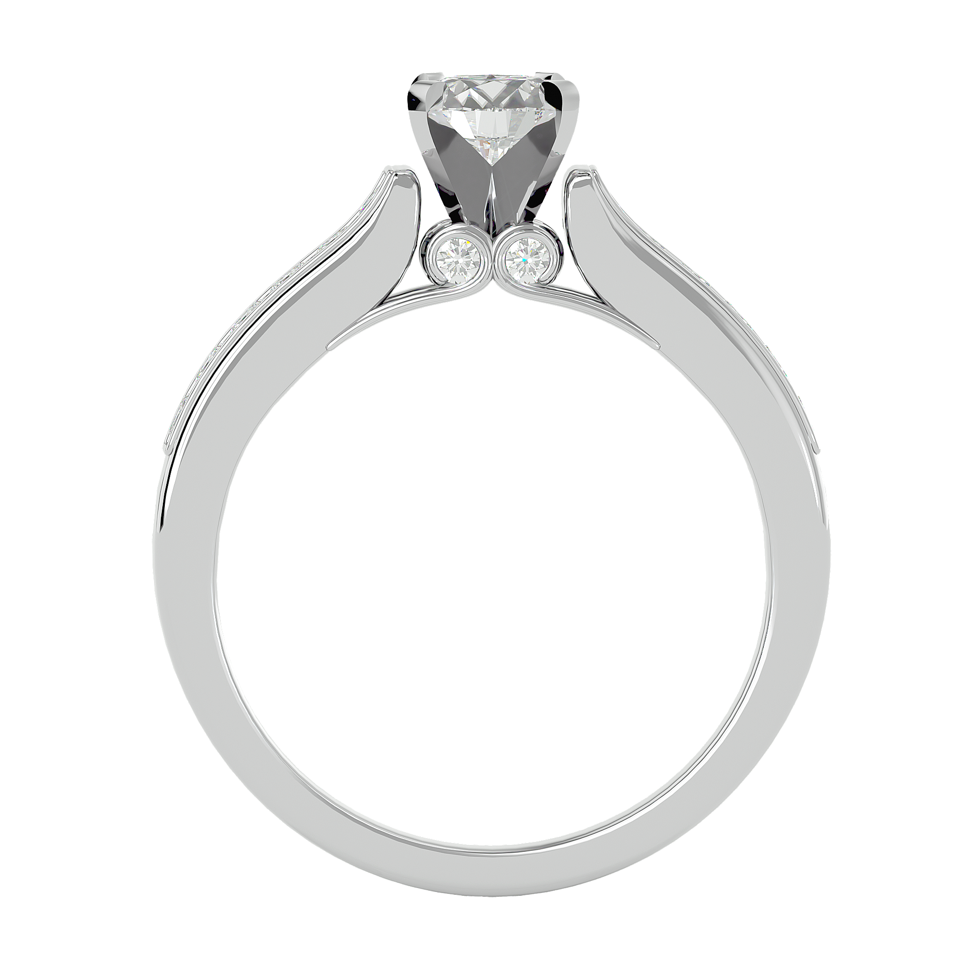 Morganna Diamond Solitaire Ladies Ring