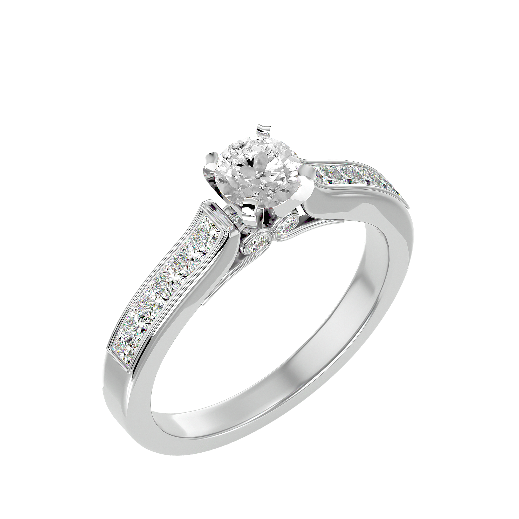 Morganna Diamond Solitaire Ladies Ring