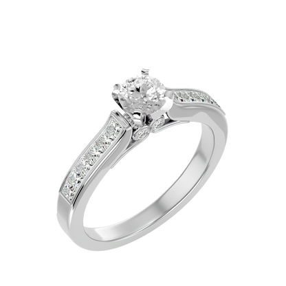 Morganna Diamond Solitaire Ladies Ring