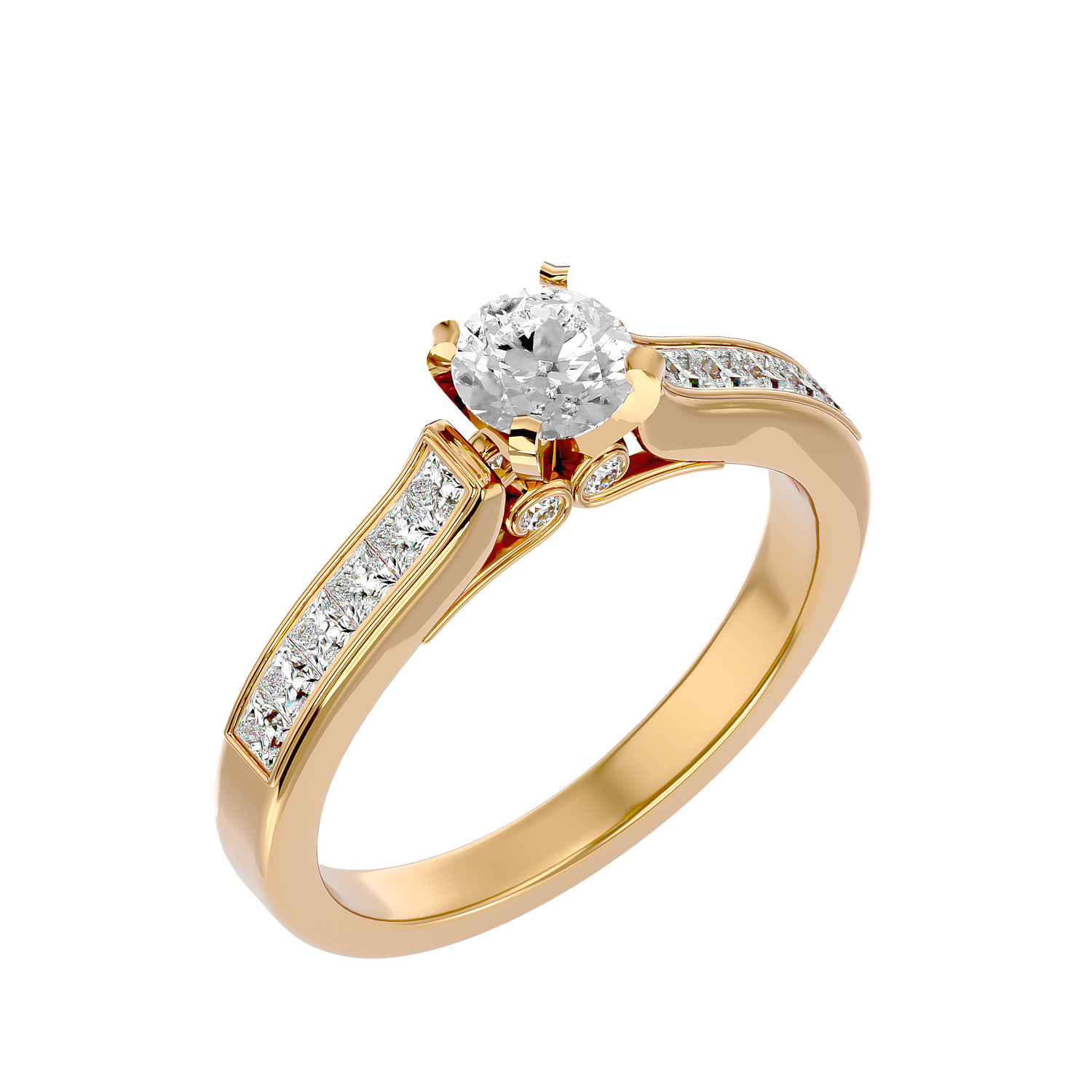 Morganna Diamond Solitaire Ladies Ring