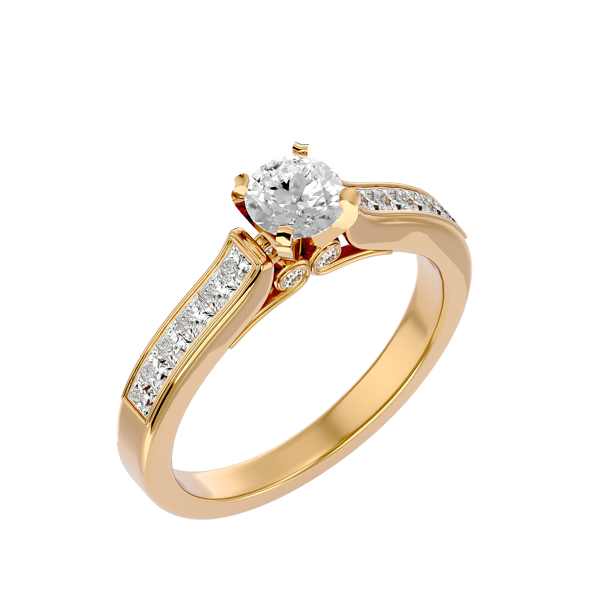 Morganna Diamond Solitaire Ladies Ring