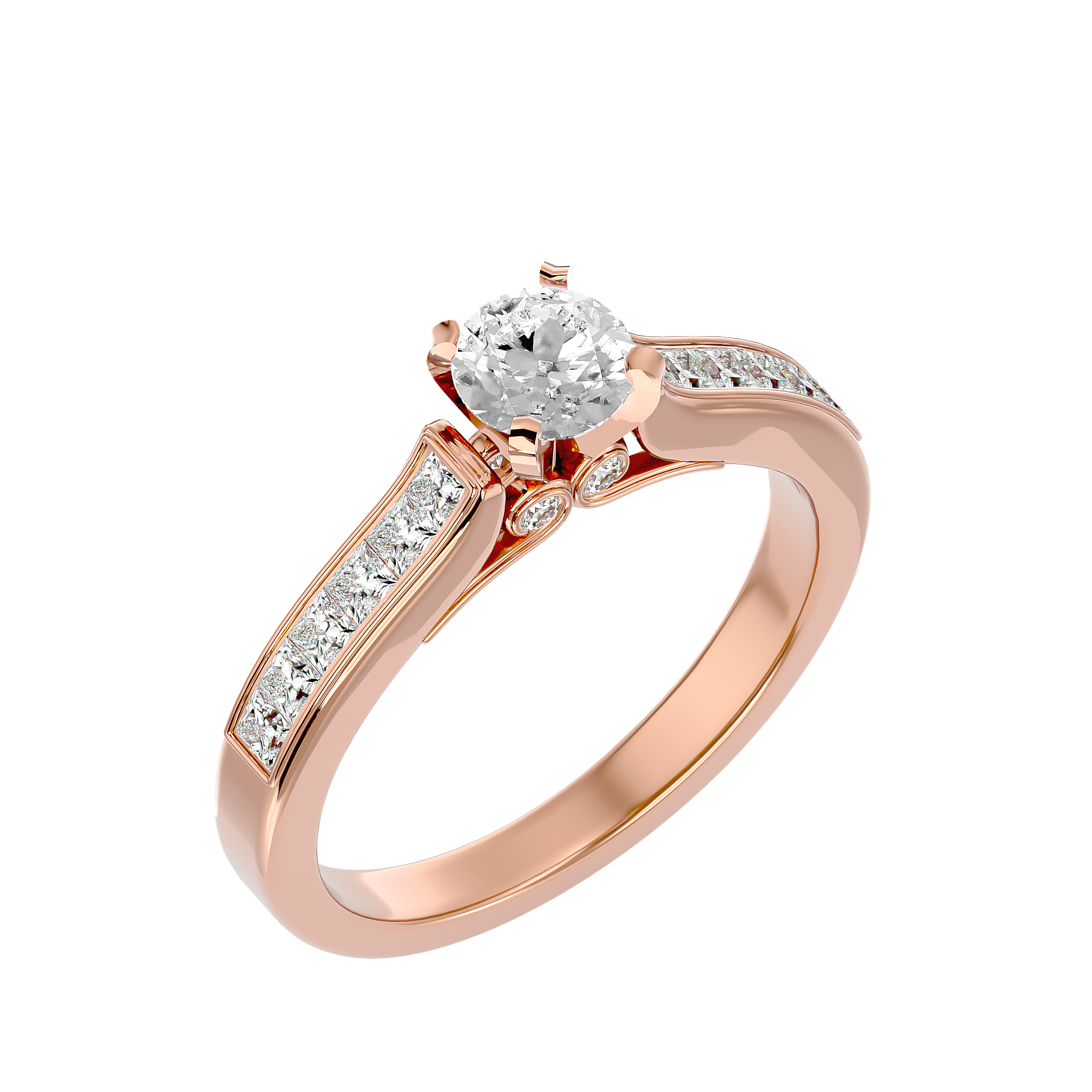 Morganna Diamond Solitaire Ladies Ring