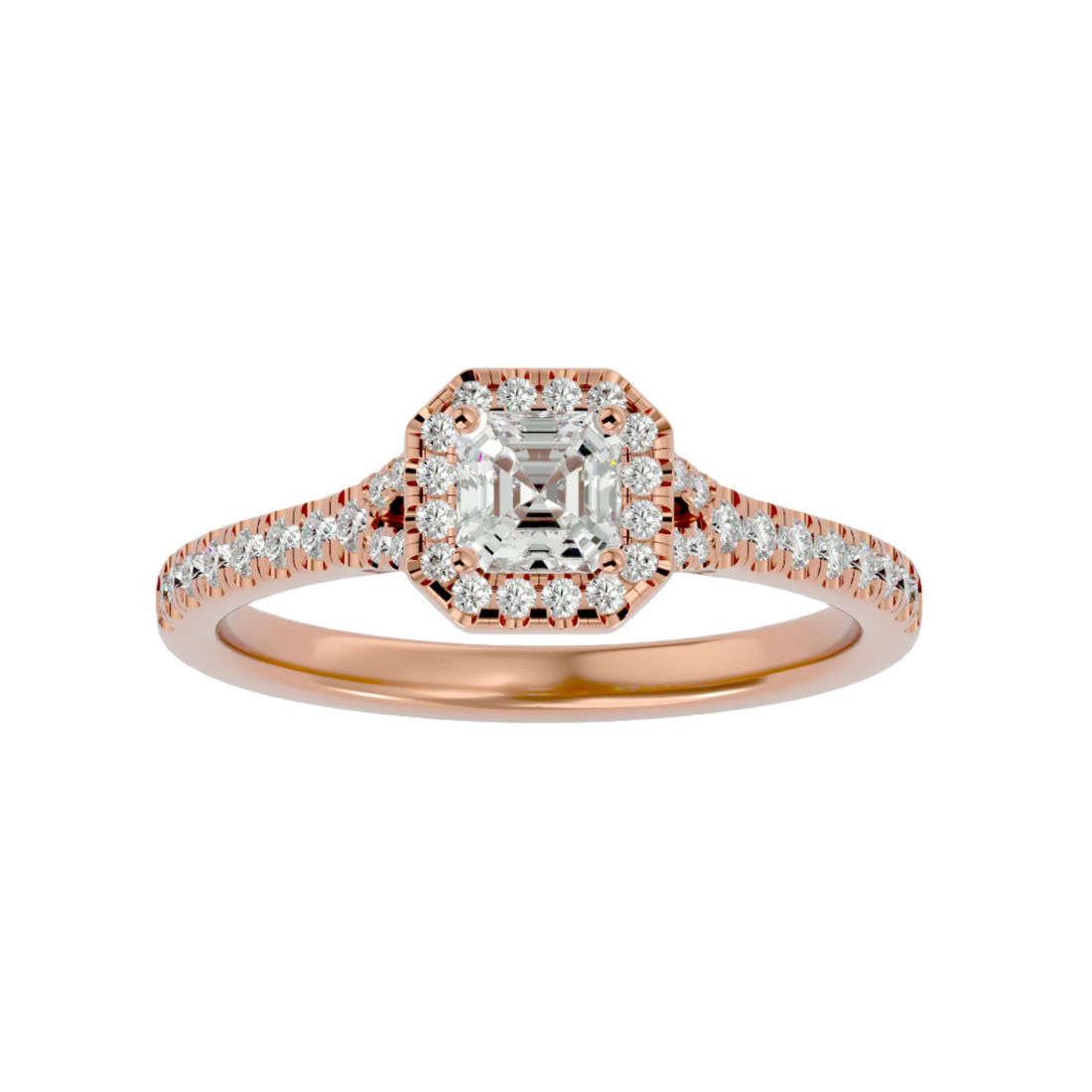 Karine Diamond Halo Ring