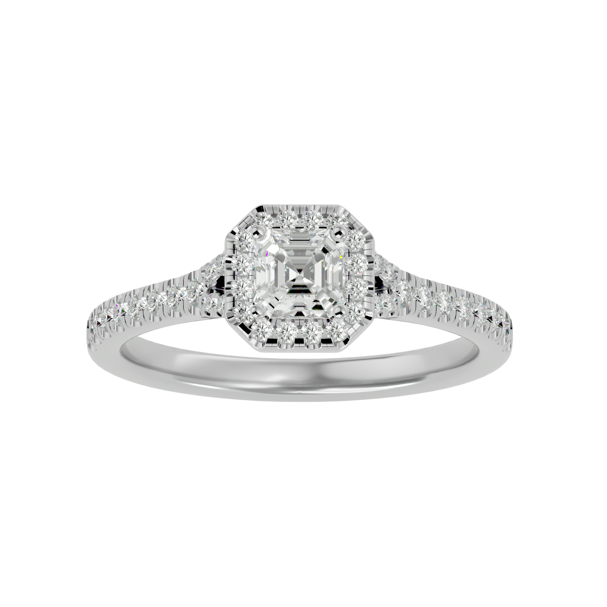 Karine Diamond Halo Ring