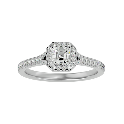 Karine Diamond Halo Ring