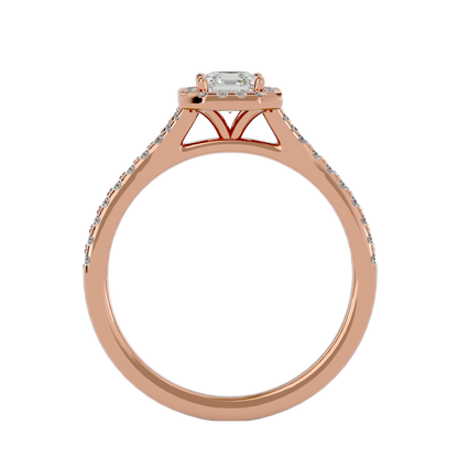 Karine Diamond Halo Ring