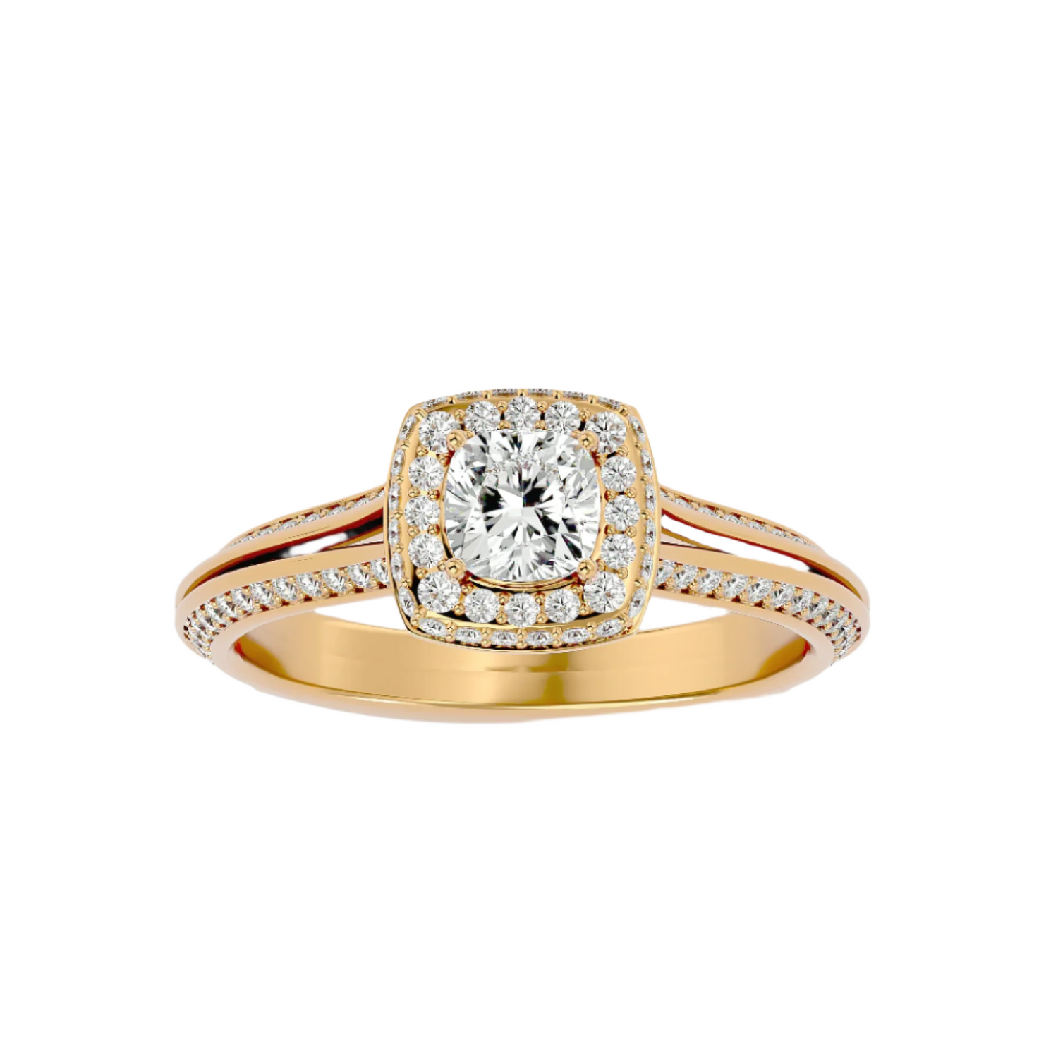 Juliet Diamond Halo Ring