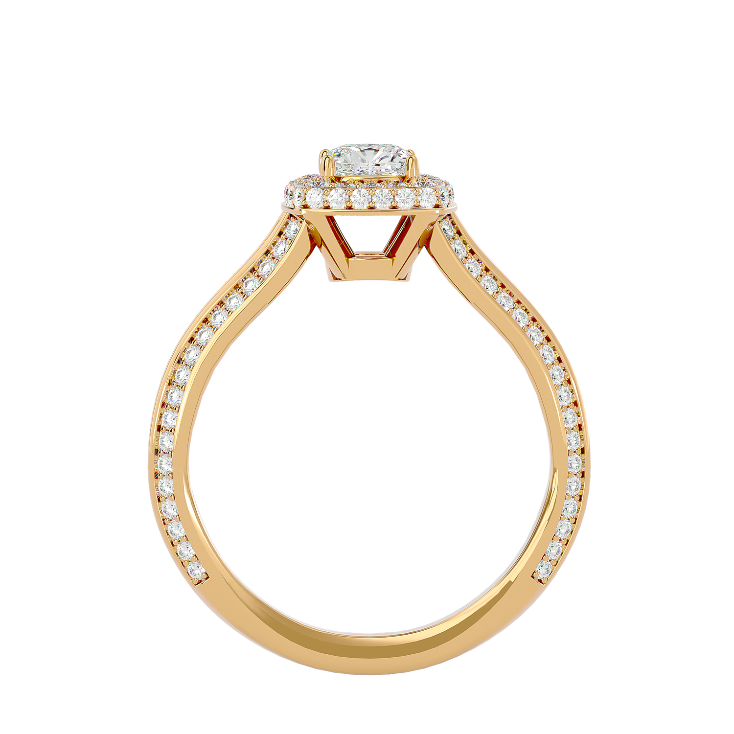 Juliet Diamond Halo Ring