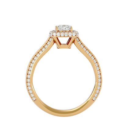 Juliet Diamond Halo Ring