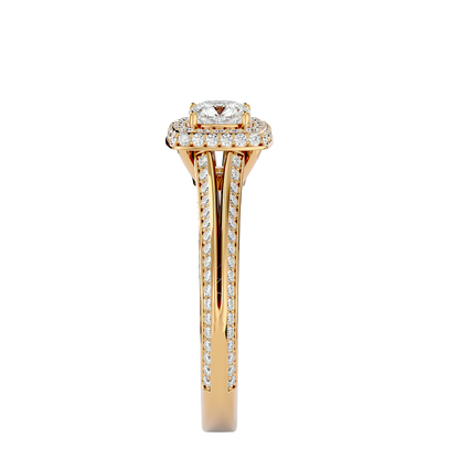 Juliet Diamond Halo Ring