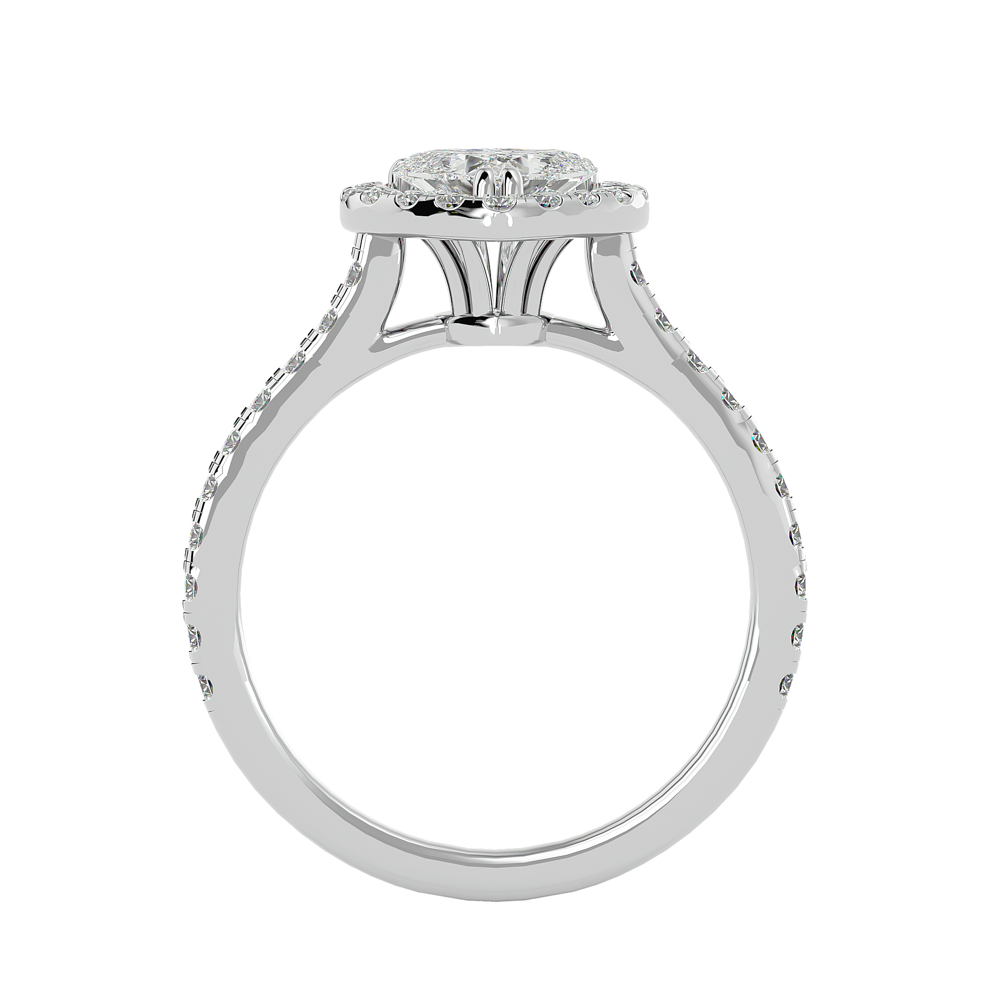 Olivia Diamond Halo Ring