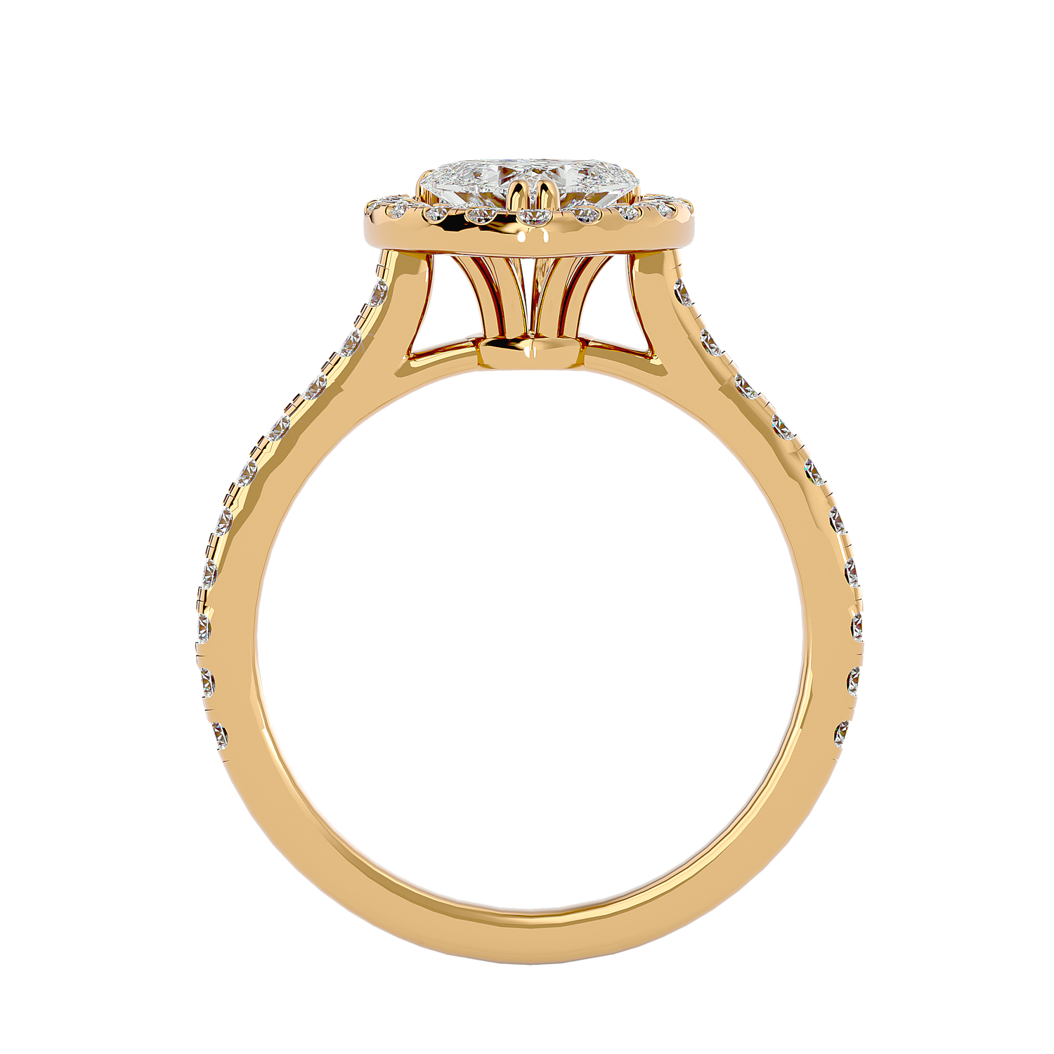 Olivia Diamond Halo Ring