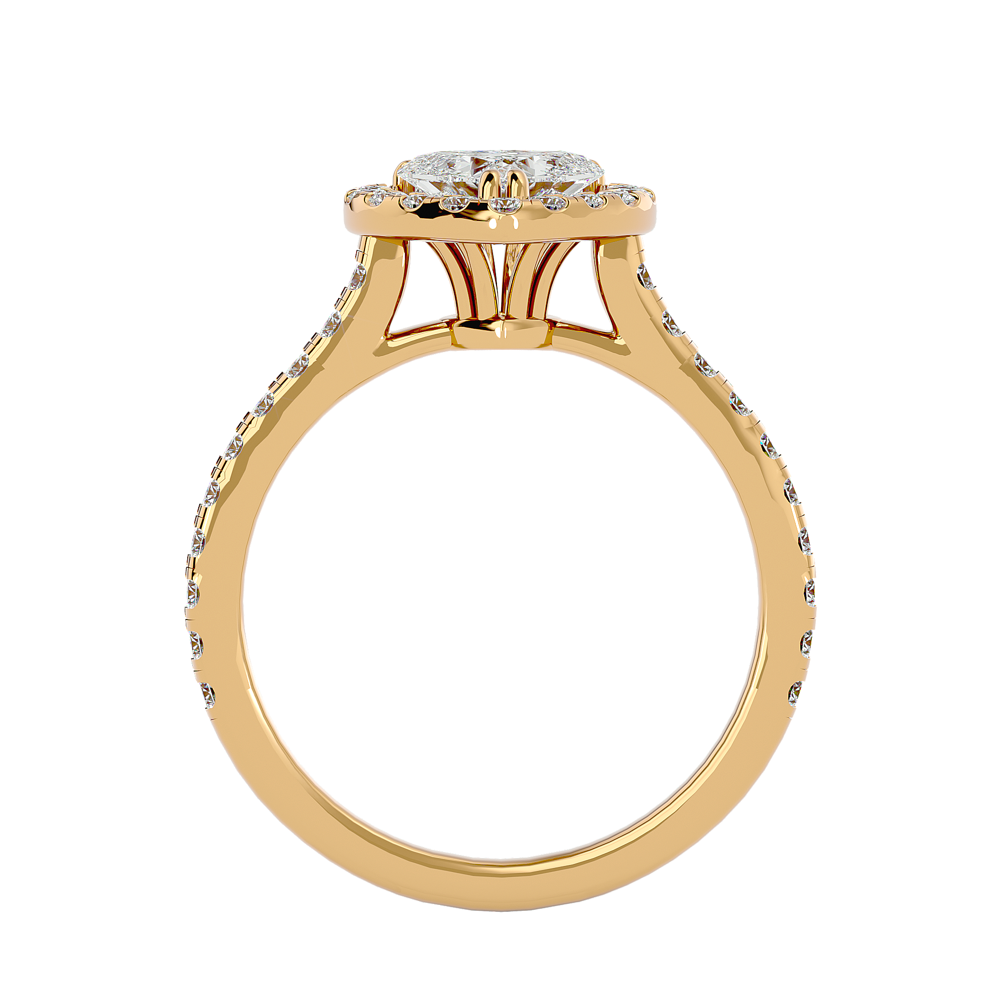 Olivia Diamond Halo Ring