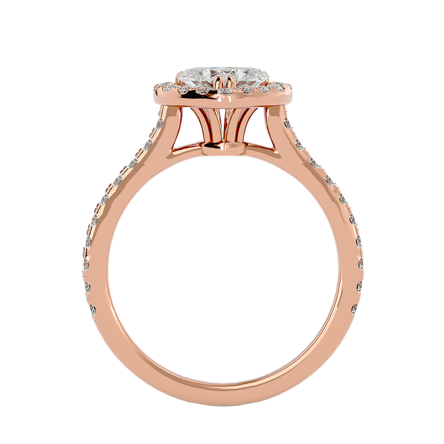 Olivia Diamond Halo Ring