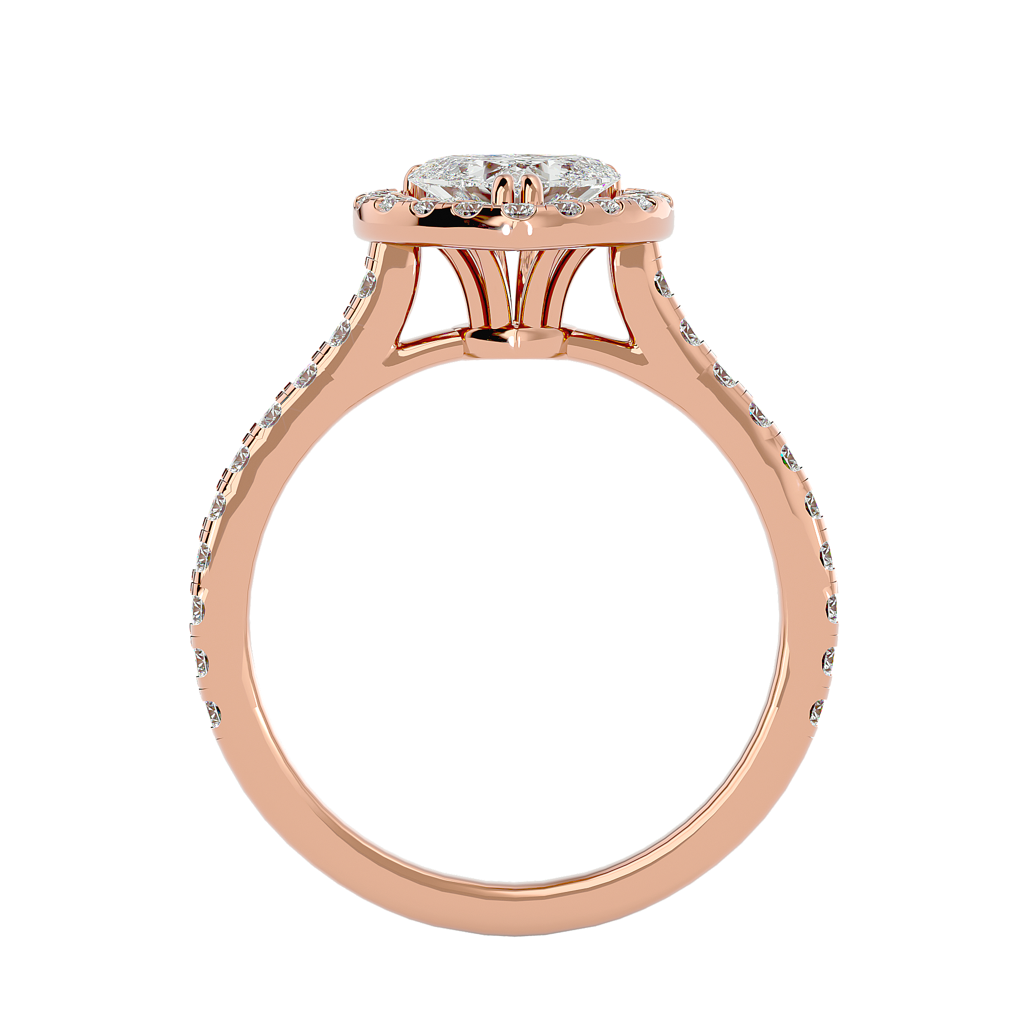 Olivia Diamond Halo Ring