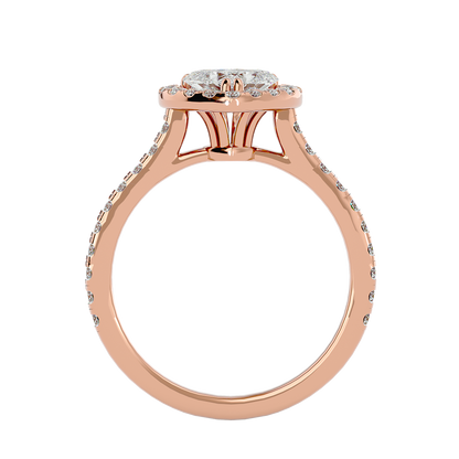 Olivia Diamond Halo Ring